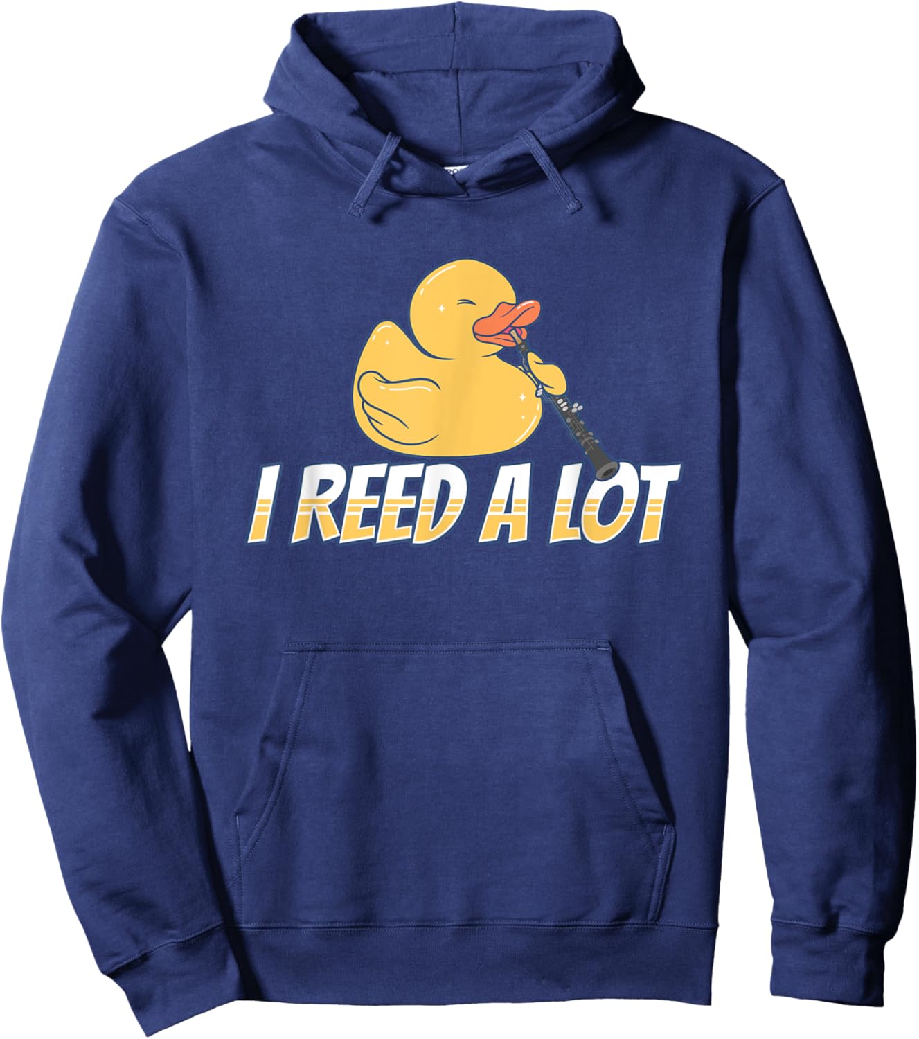 Funny Oboist Music Orchestra Oboe Player Duckling Hoodie - Hoodie | Navy
