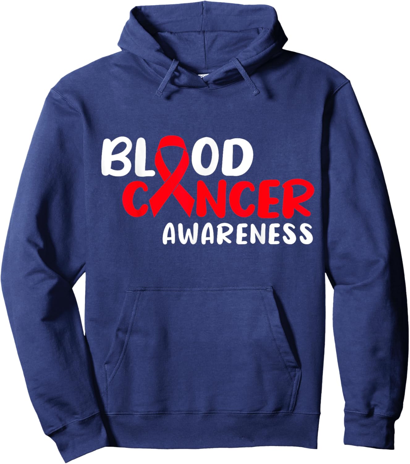 Blood Cancer Awareness Hoodie - Hoodie | Navy