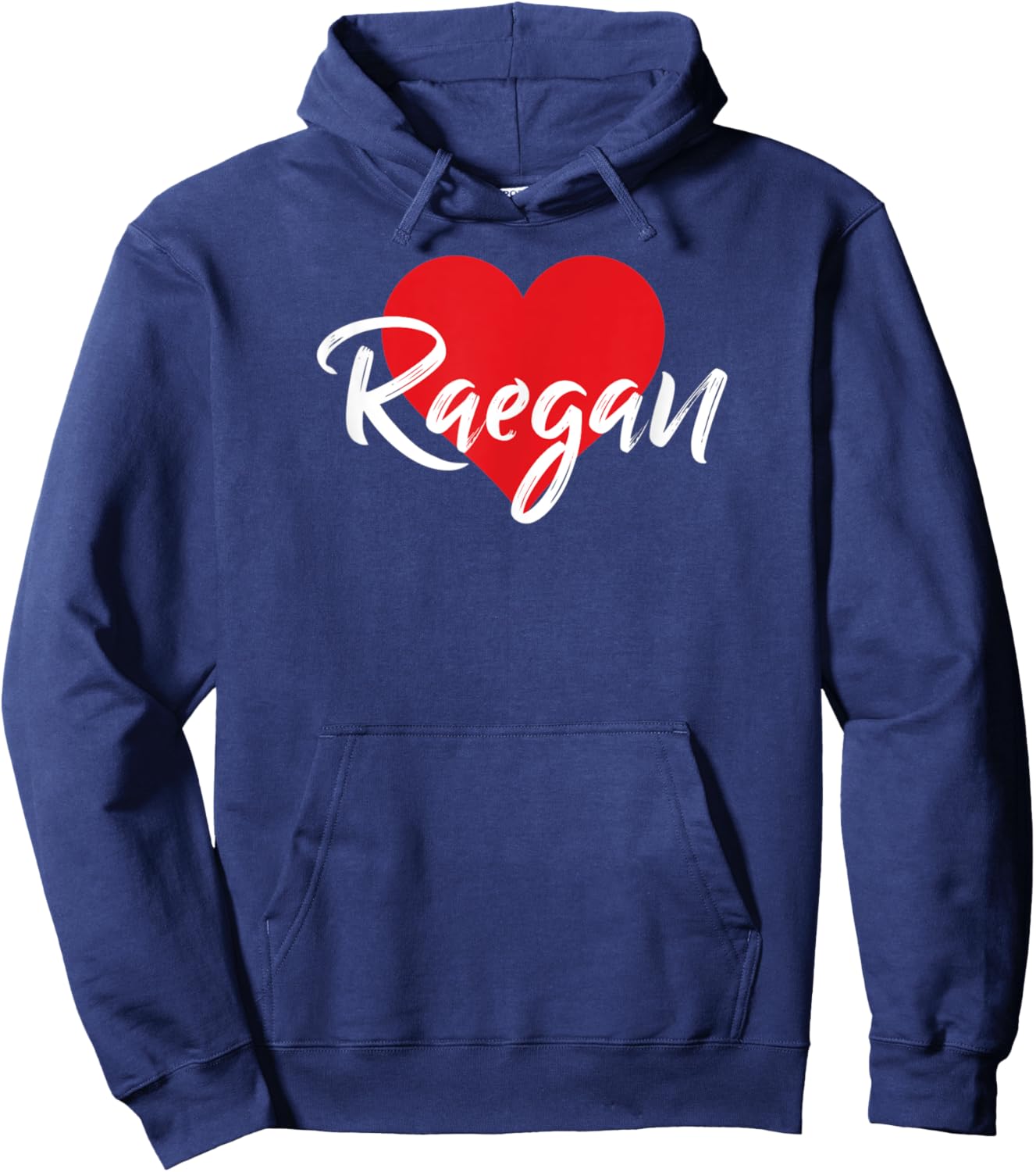 I Love Raegan First Name I Heart Named Hoodie - Hoodie | Navy