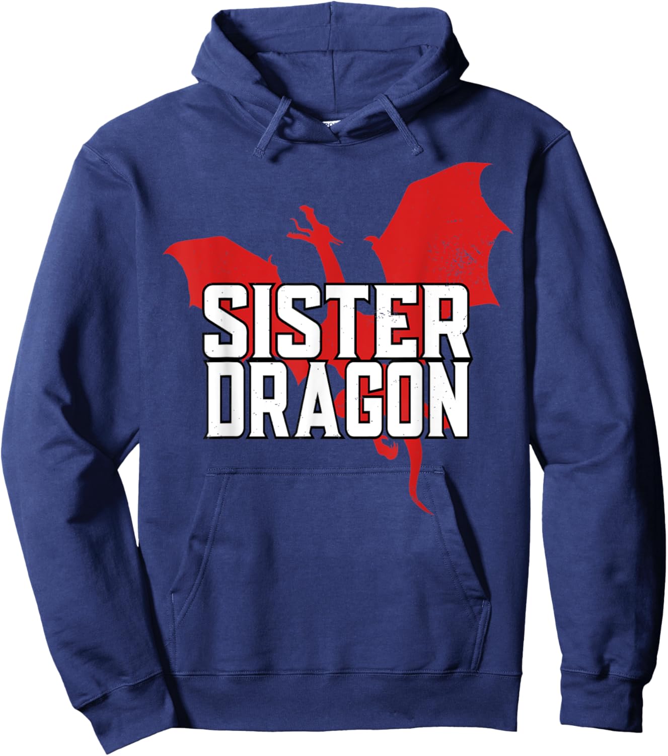 Sister Dragon Lover Hoodie - Hoodie | Navy