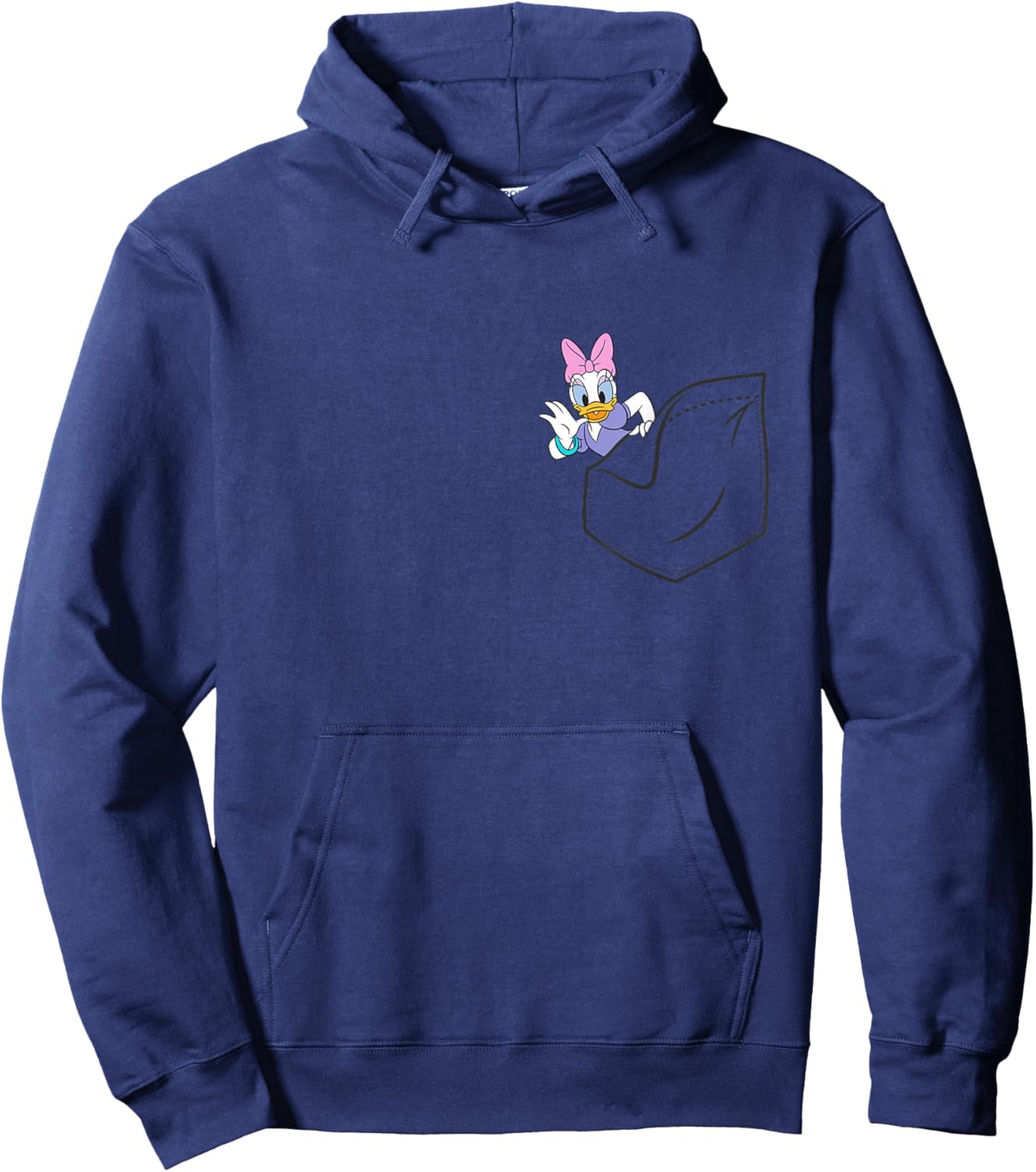 Disney Mickey & Friends Daisy Duck Small Pocket Hoodie - Hoodie | Navy