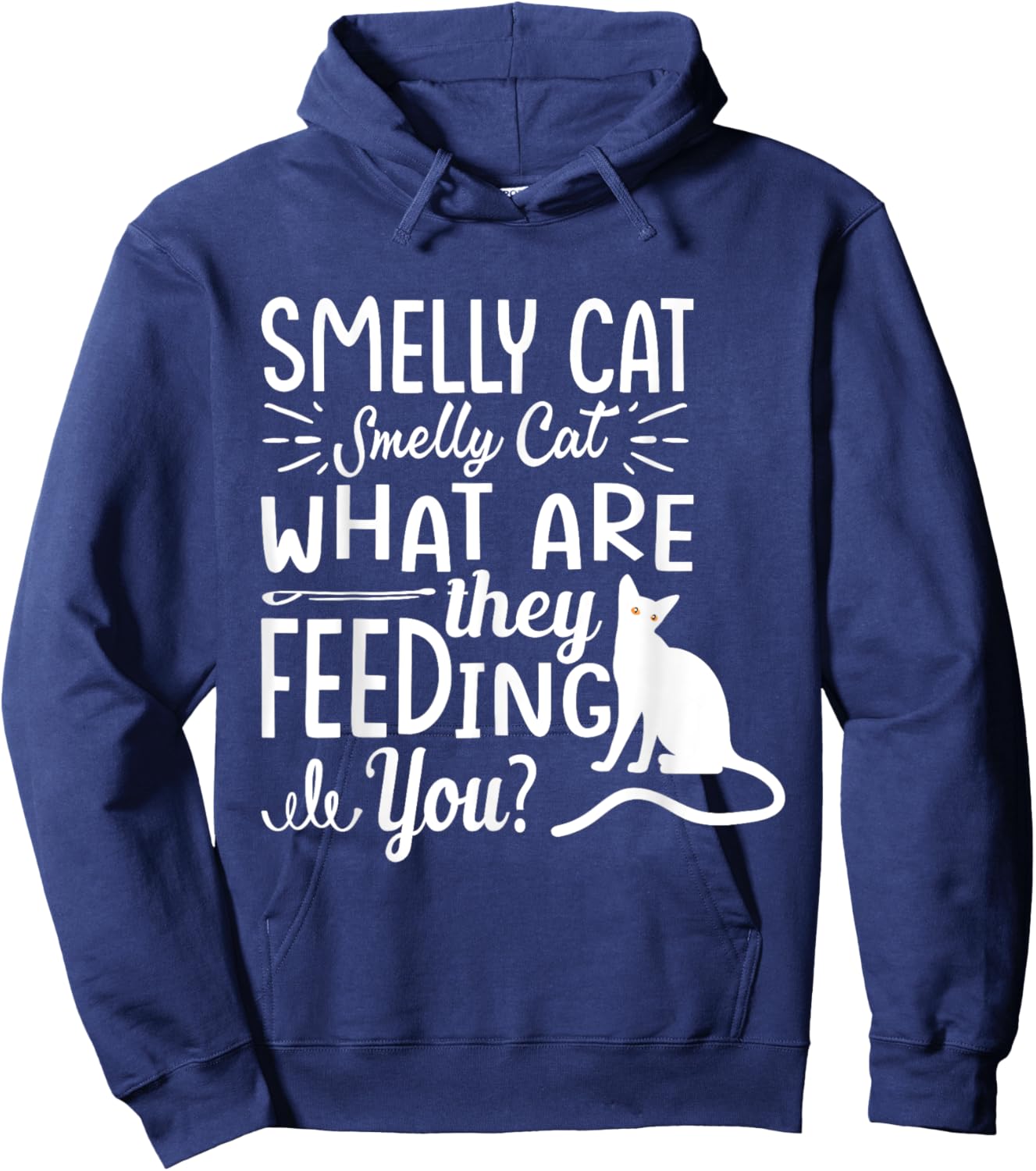 Smelly Cat Hoodie - Hoodie | Navy