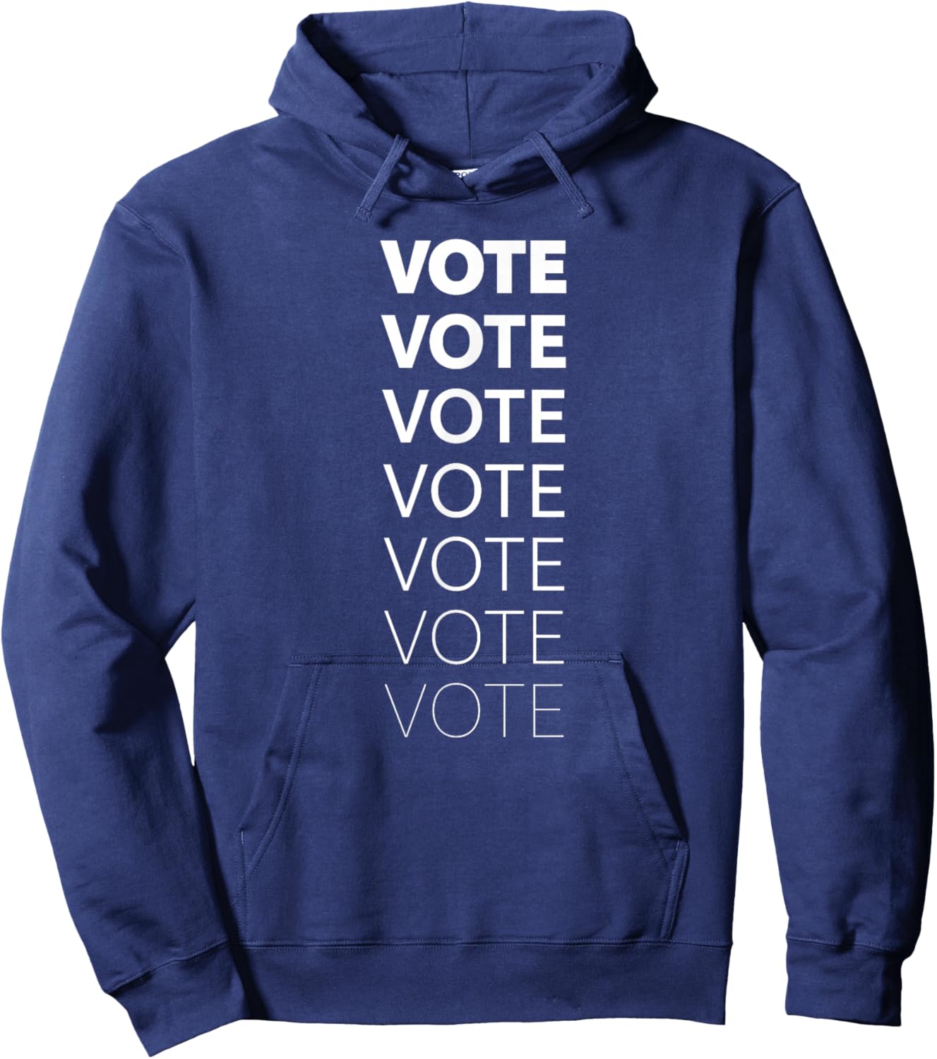 Vote Vote Vote , Men, Black, Small Hoodie - Hoodie | Navy