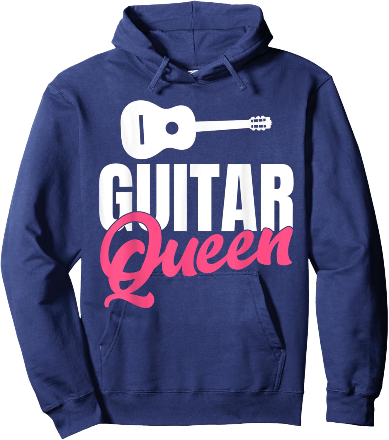 Guitar Queen Music Instrument Guitar Player Hoodie - Hoodie | Navy