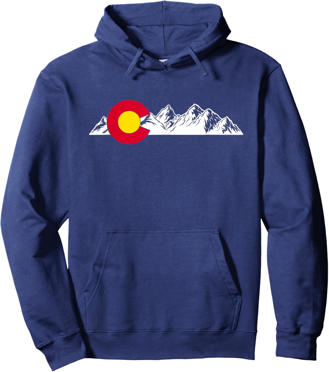Colorado Mountains Hoodie - Hoodie | Navy