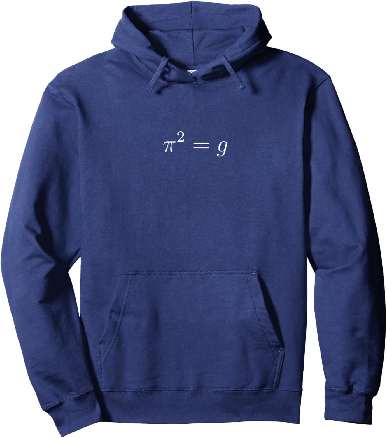 Pi squared equals gravity Engineering Hoodie - Hoodie | Navy