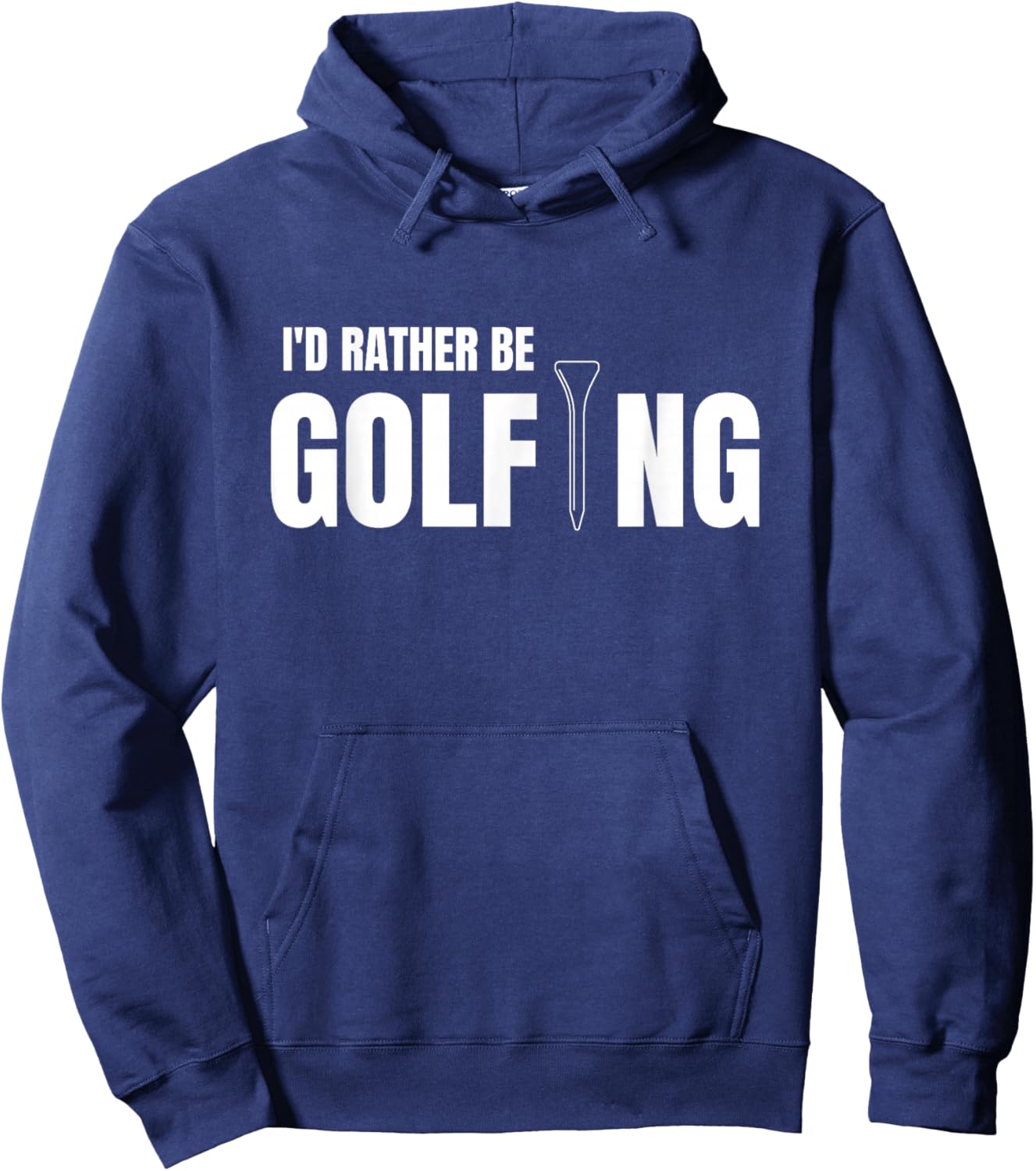 Funny Golf I'd Rather be Golfing Hoodie - Hoodie | Navy