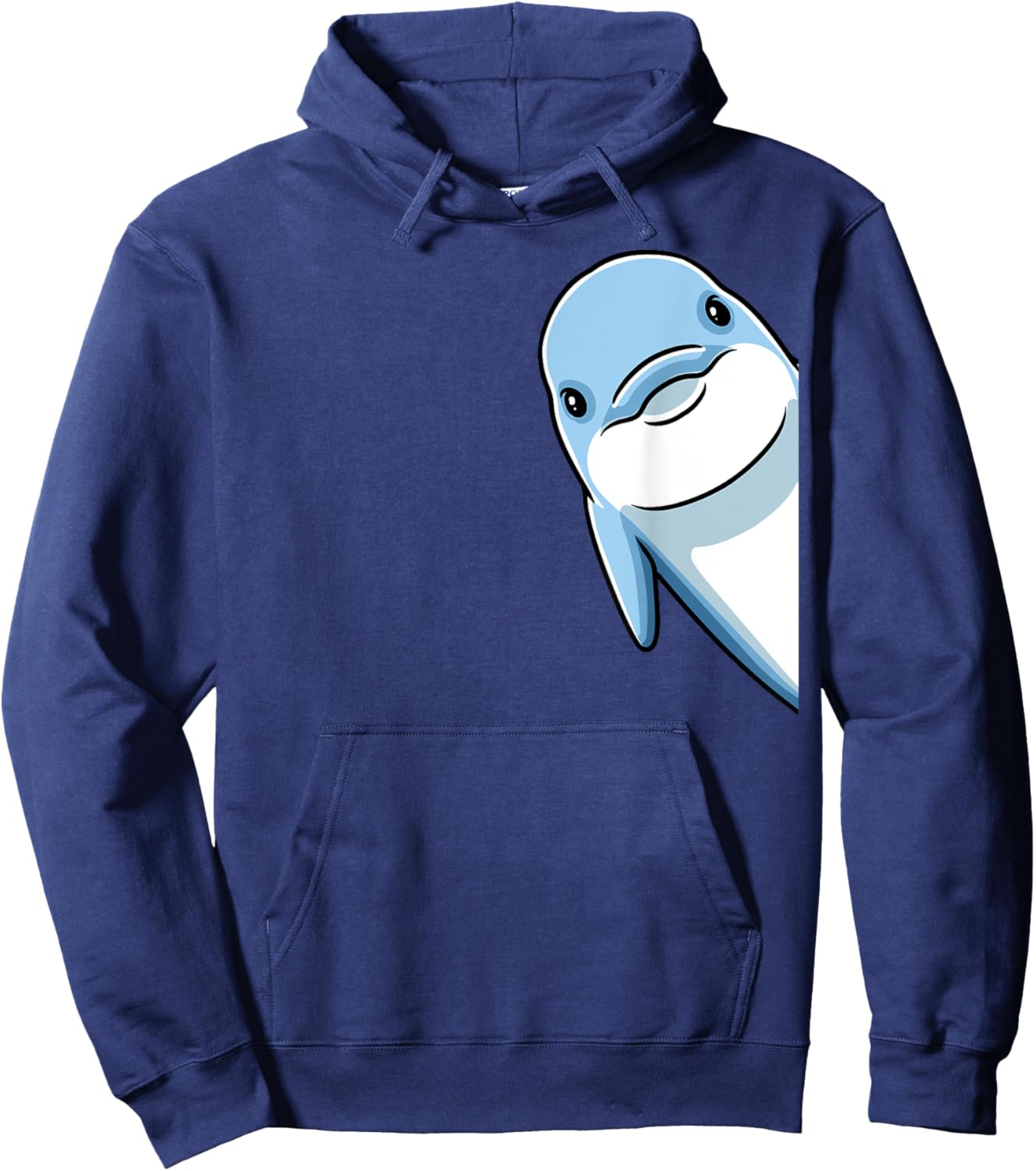 Dolphin Cute Dolphins Hoodie - Hoodie | Navy