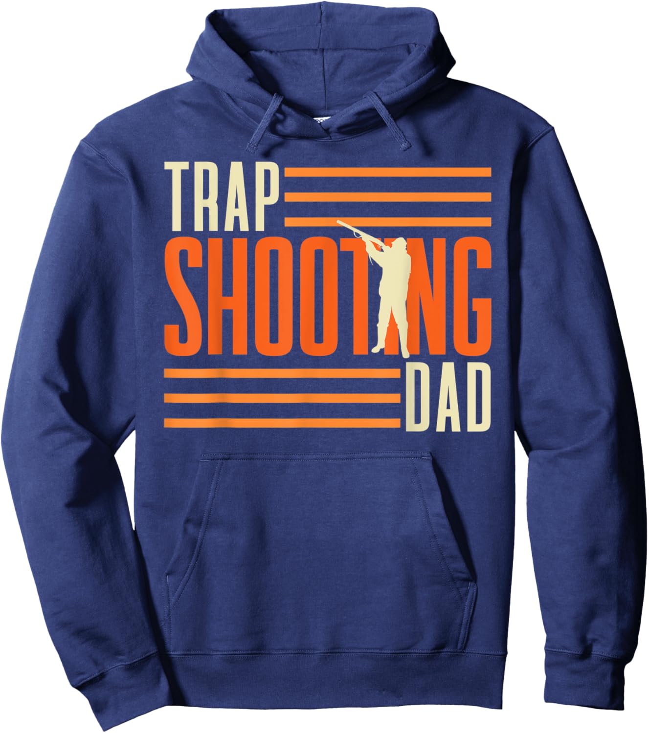 Trap Shooting Dad Skeet Trap Clay Shooting Hoodie - Hoodie | Navy