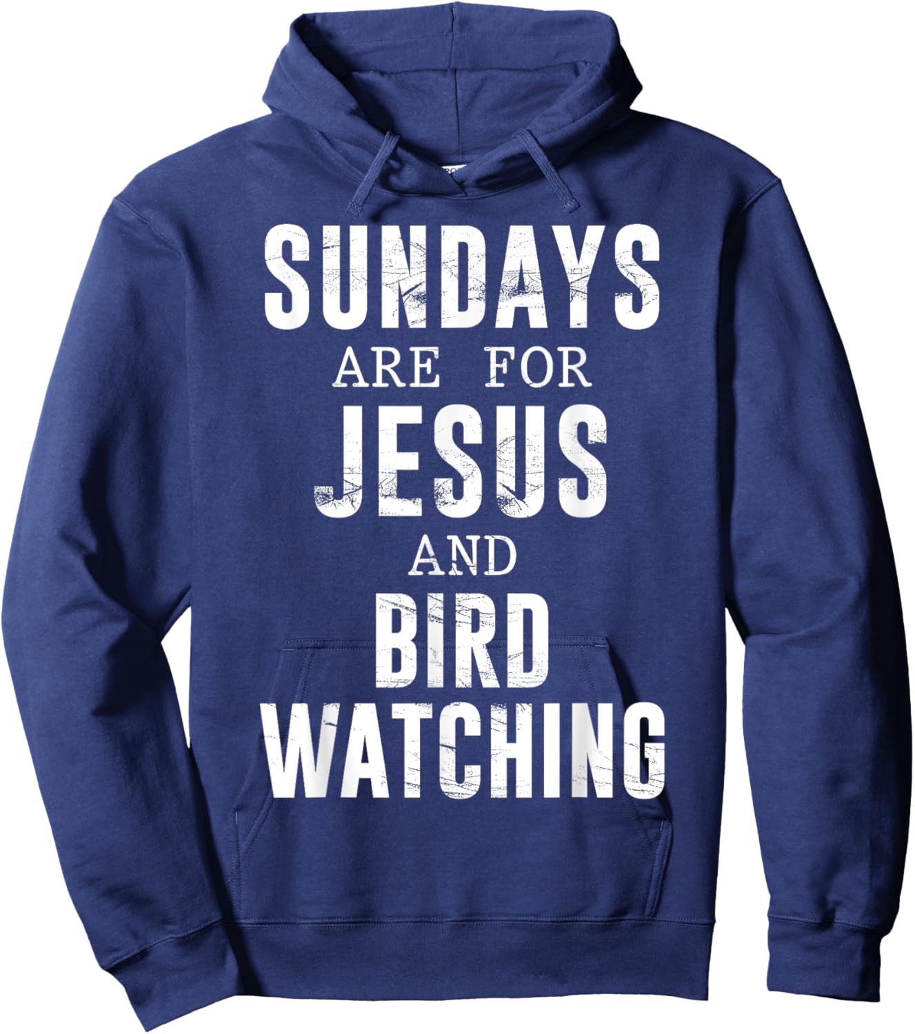 Sundays Are For Jesus & Bird Watching Hoodie - Hoodie | Navy