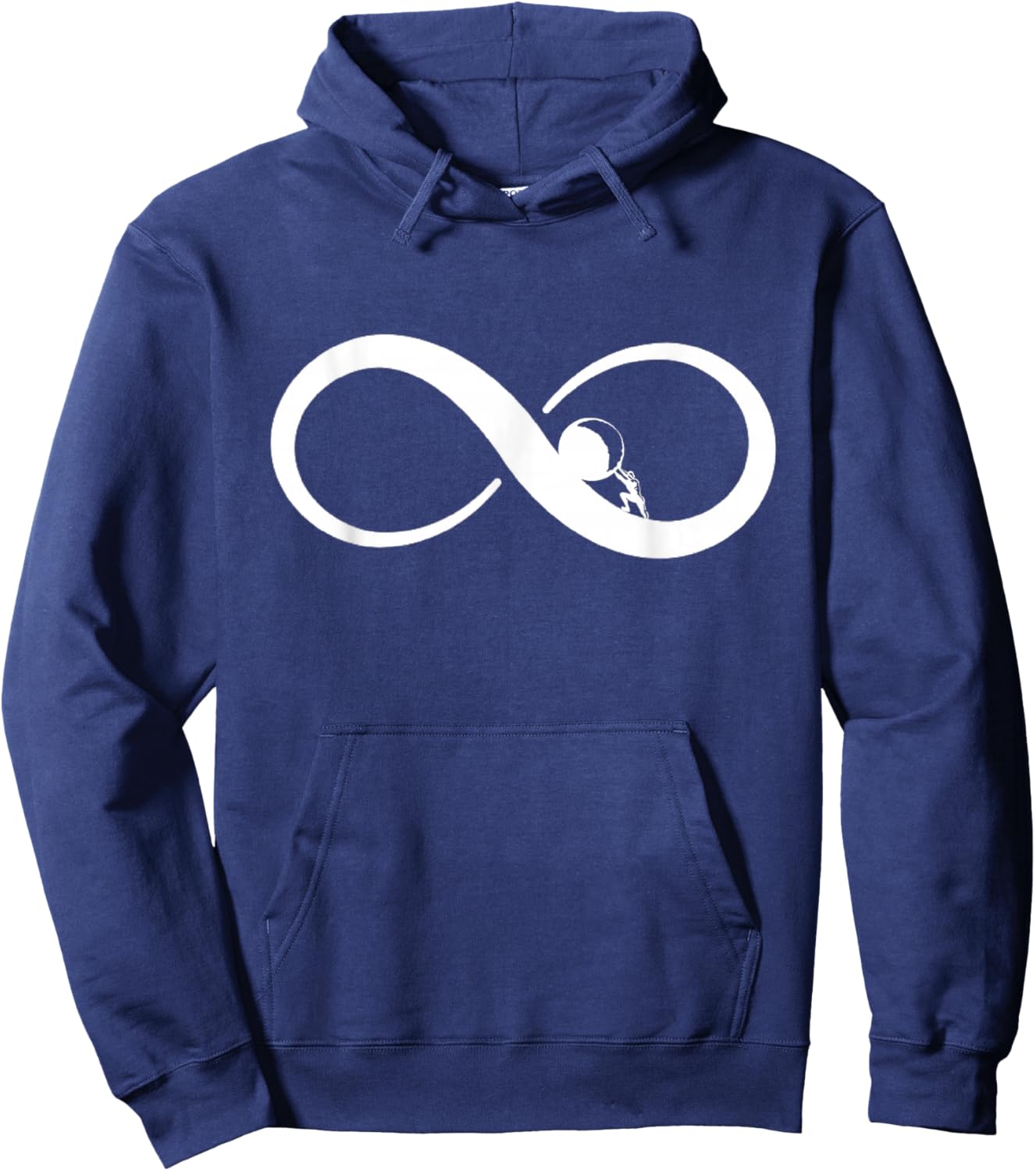 Sisyphus Infinity Symbol Hoodie - Hoodie | Navy