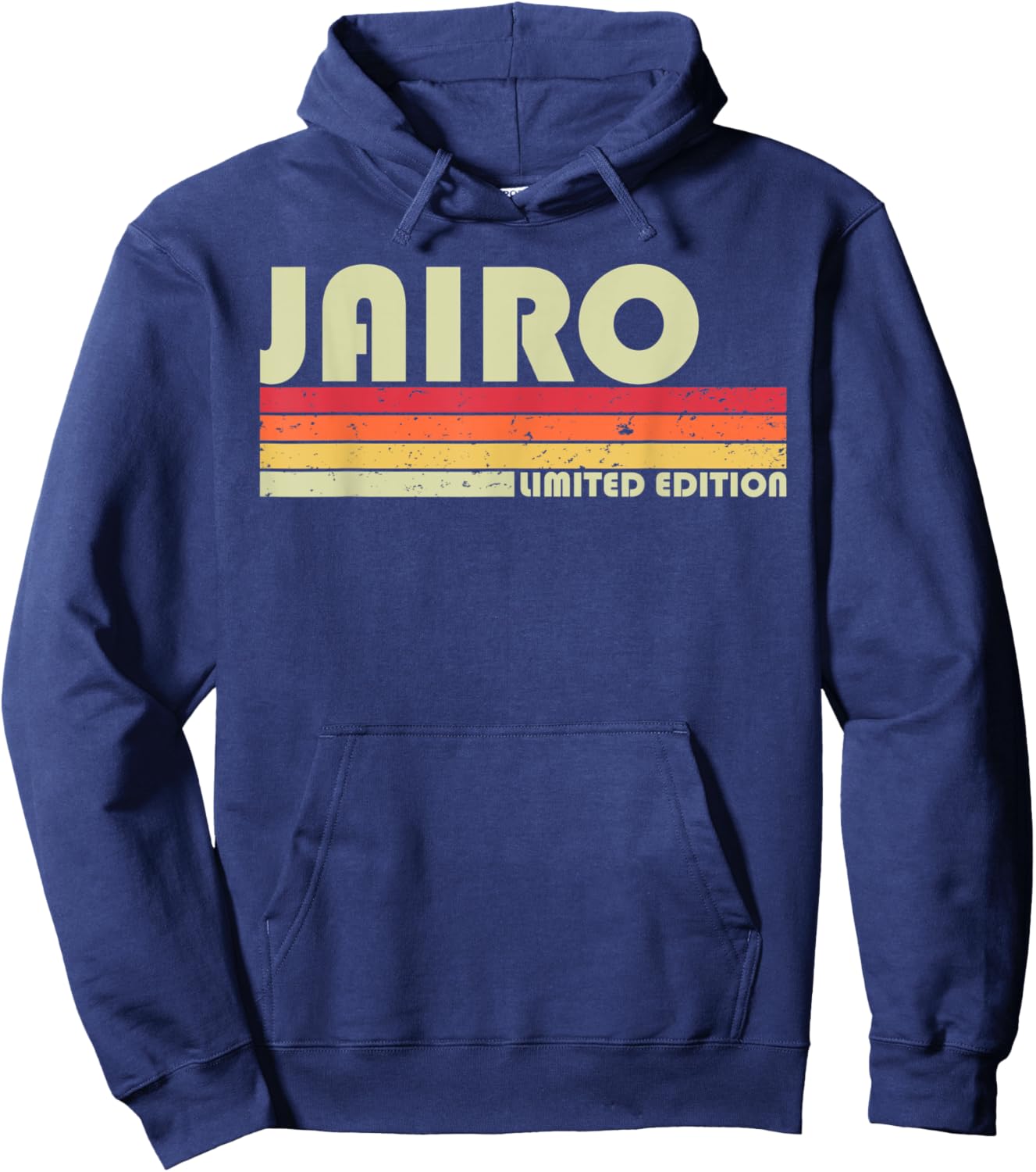 JAIRO Gift Name Personalized Funny Retro Vintage Birthday Hoodie - Hoodie | Navy