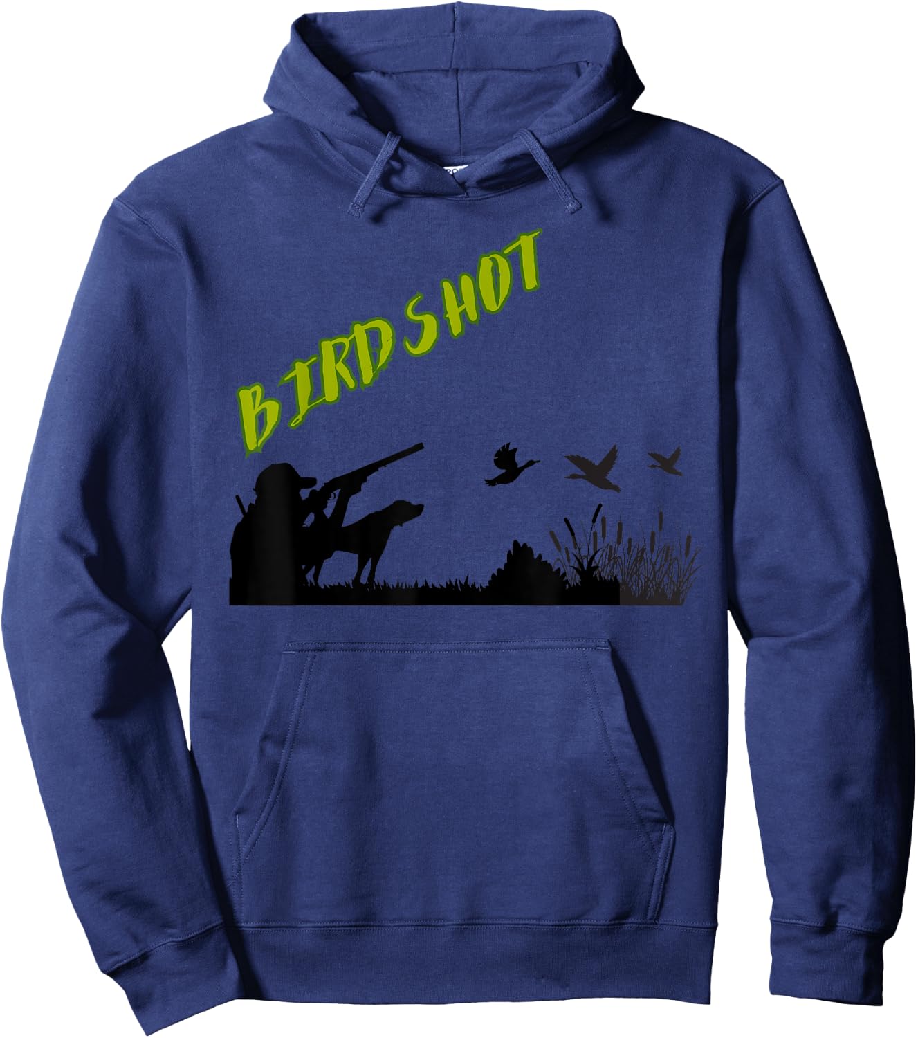 BirdShot Duck hunting water fowl dog bird trip crew vacation Women Kids Hoodie - Hoodie | Navy