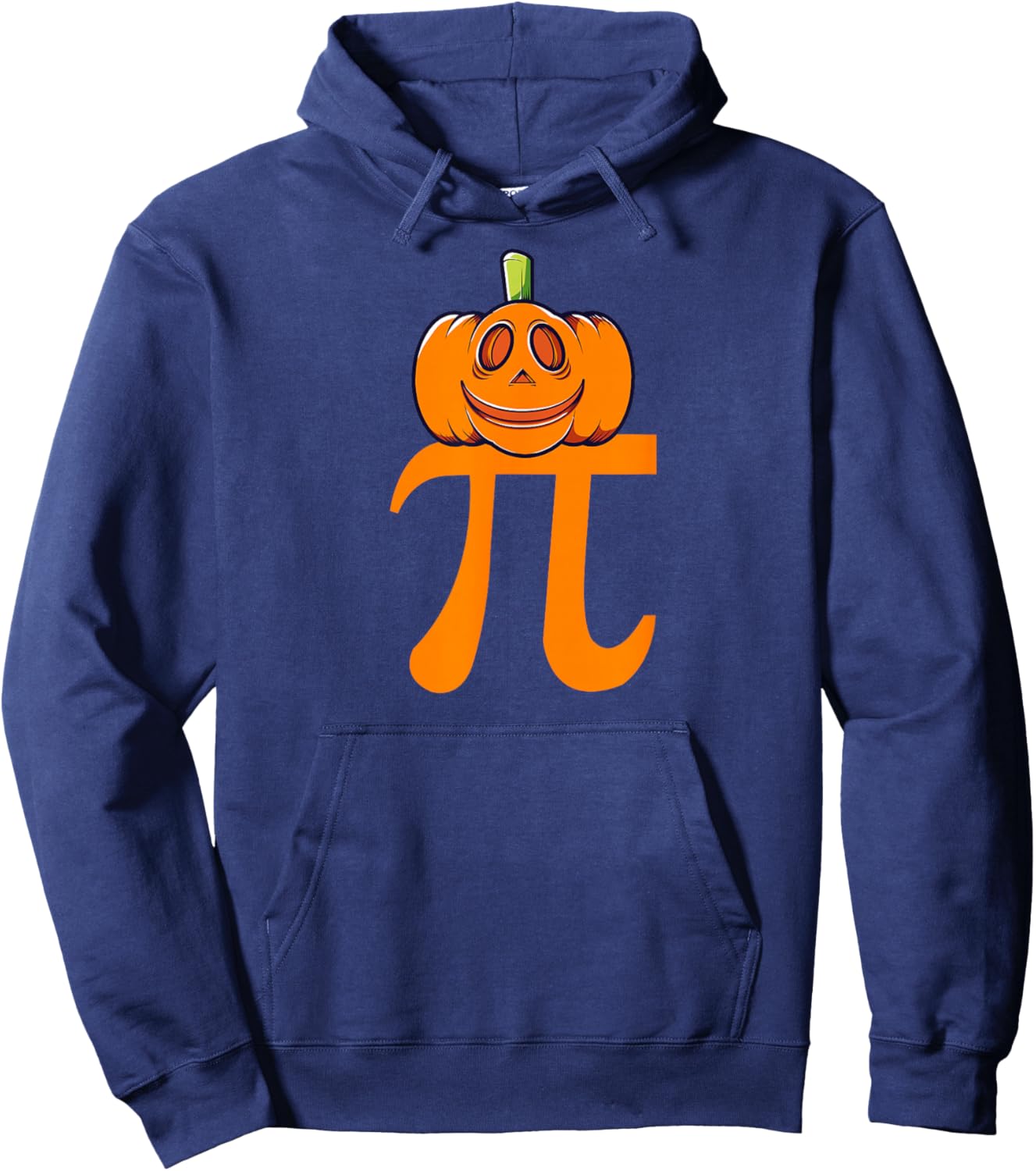Pumpkin Pi | Pie Math Hoodie - Hoodie | Navy