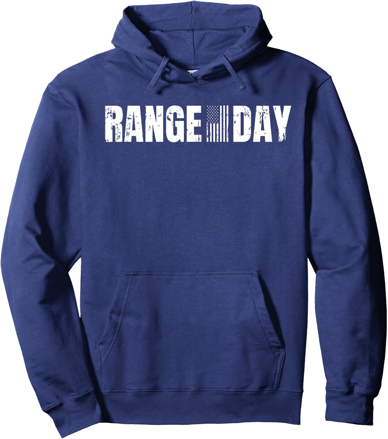 Range Day American Flag Patriotic Shooting Range Hoodie - Hoodie | Navy