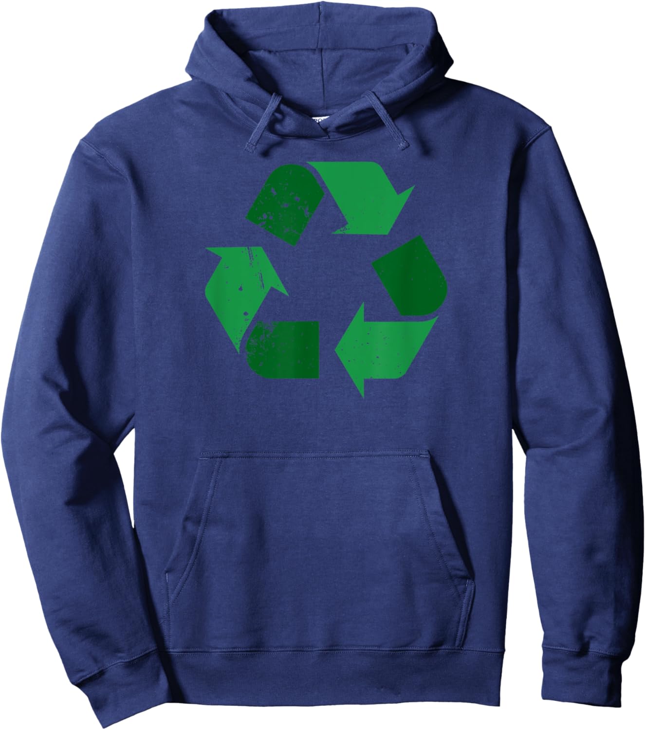 Vintage Recycle Symbol Hoodie - Hoodie | Navy