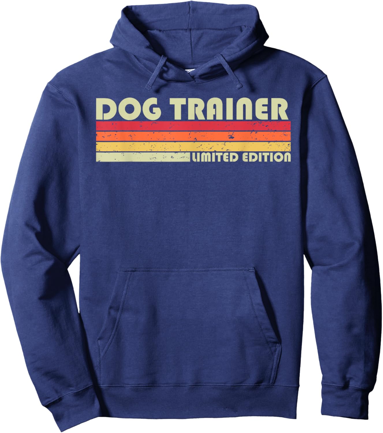 DOG TRAINER Funny Job Title Profession Birthday Worker Idea Men Women Kids Hoodie - Hoodie | Navy