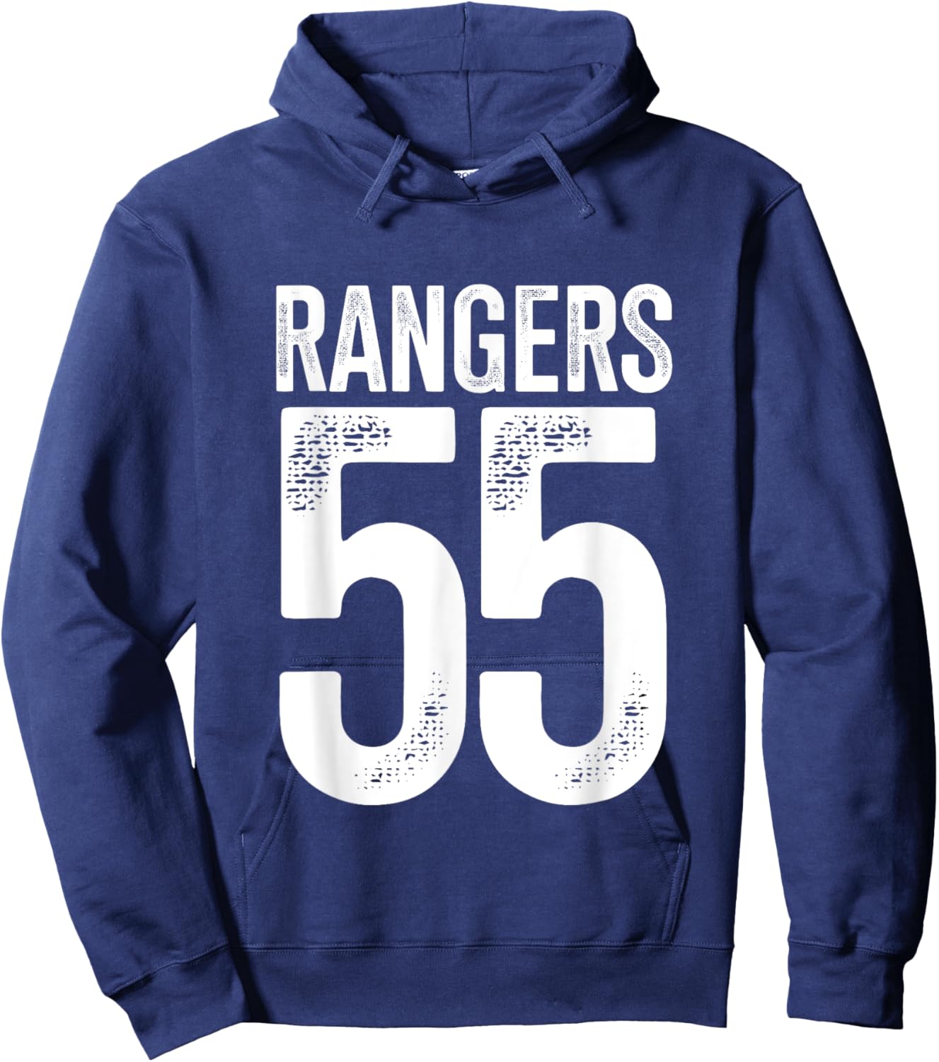RFC 55th Scottish Premiership Winners Rangers Champion55 Hoodie - Hoodie | Navy