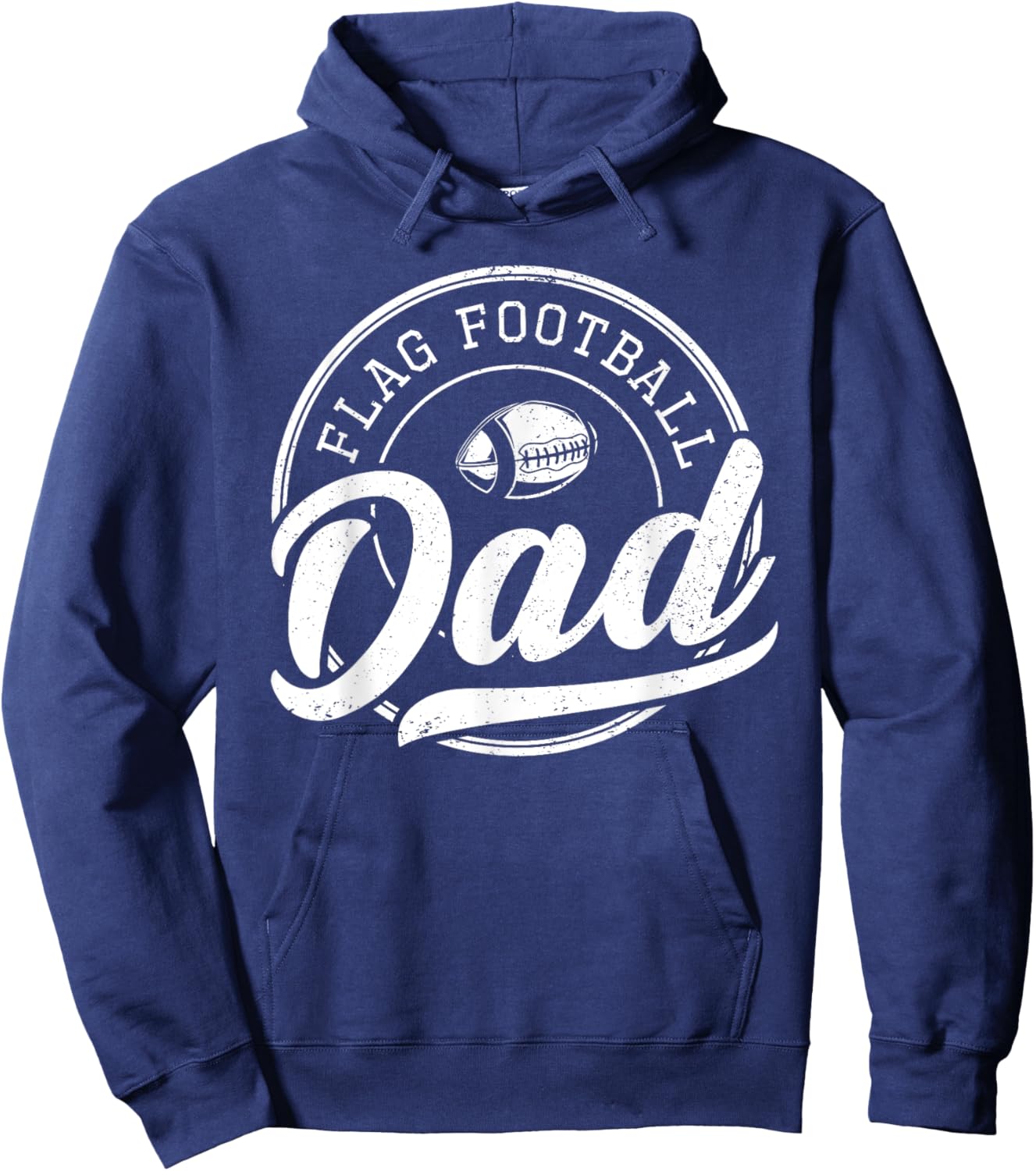 Flag Football Dad Outfit Flag Football Hoodie - Hoodie | Navy