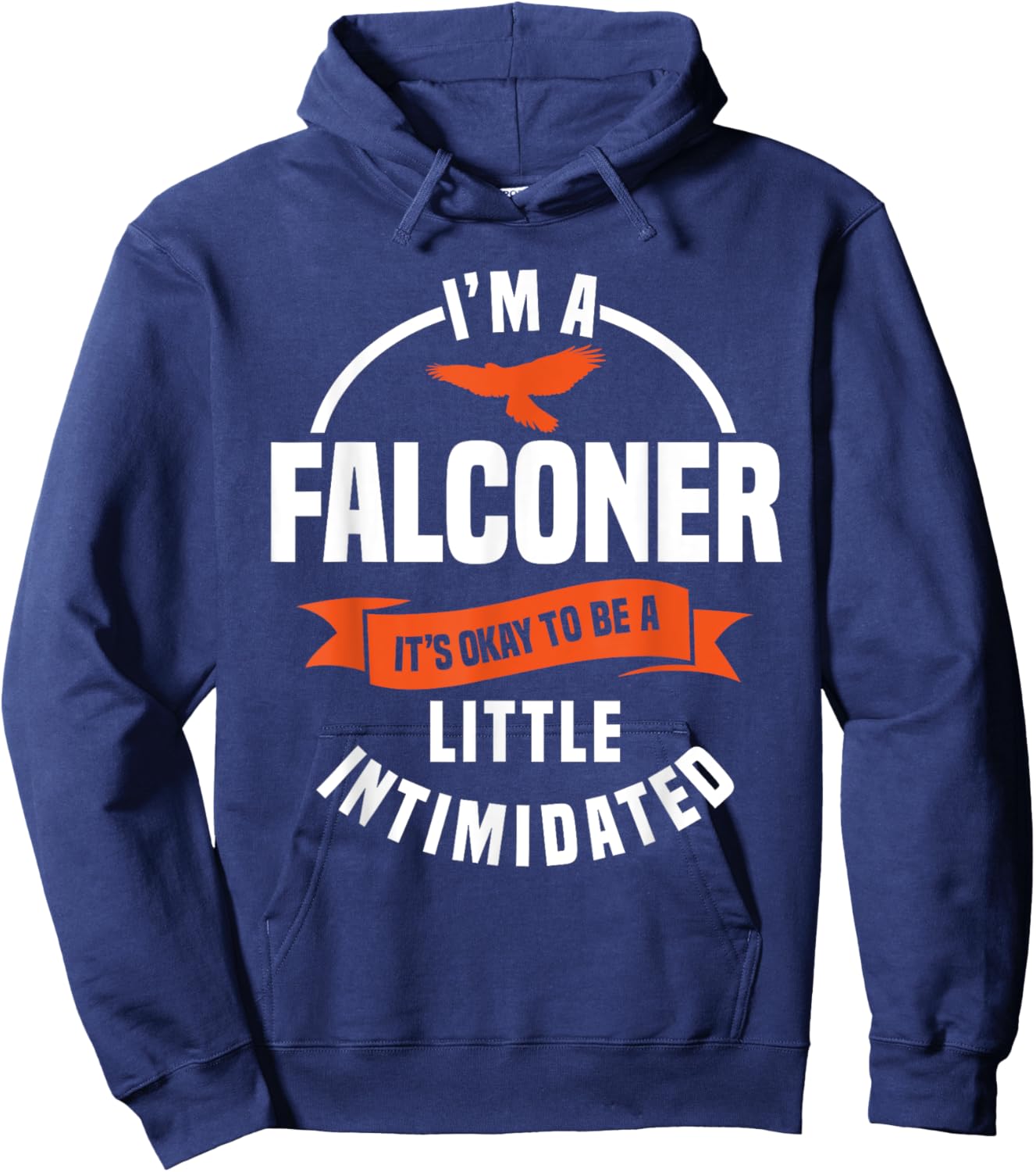 Falconer Gamehawking Ornithologist Falcon Hawker Falconry Hoodie - Hoodie | Navy