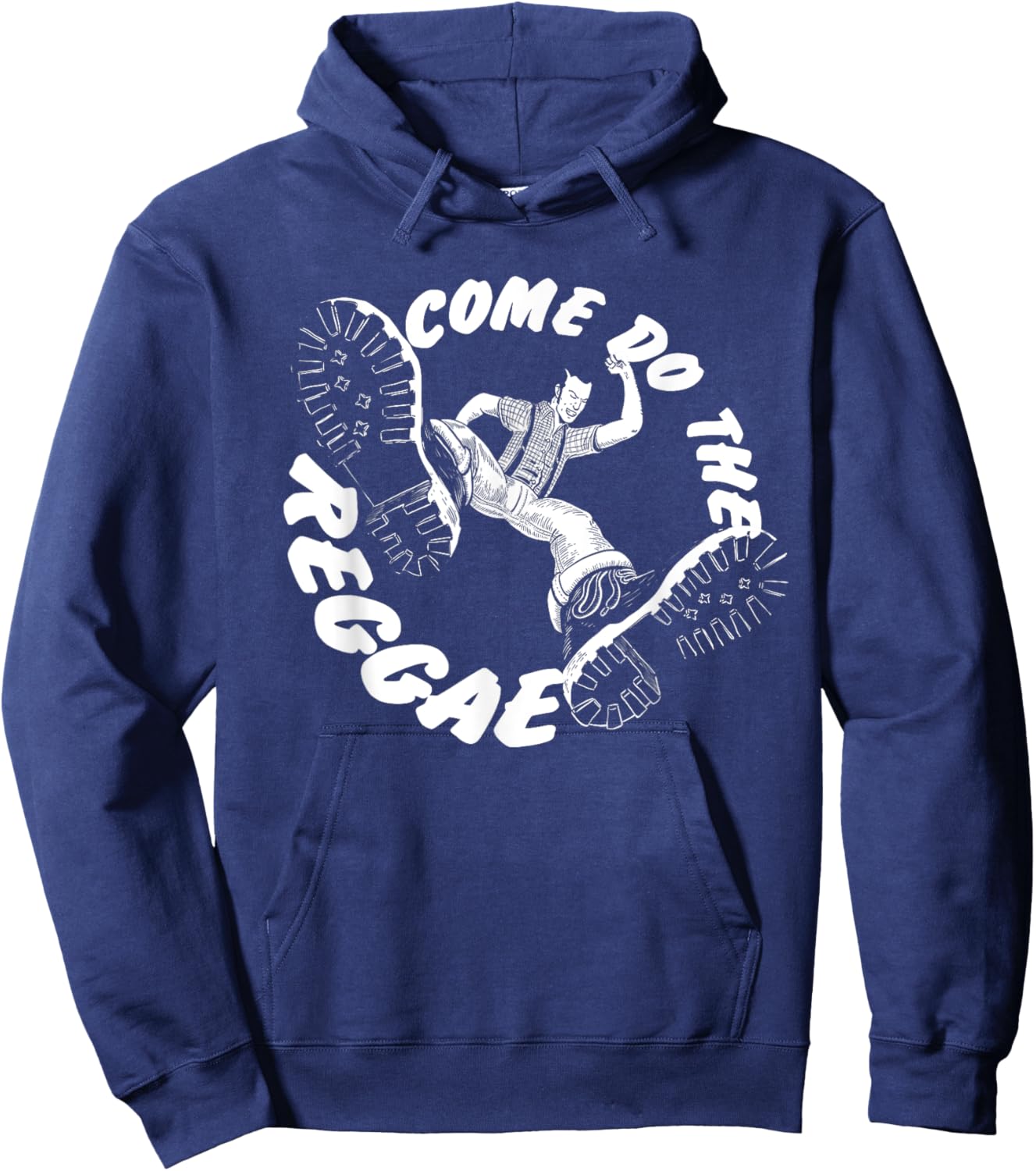 Traditional Skinhead Reggae Shirt - Ska Boss Reggae Hoodie - Hoodie | Navy