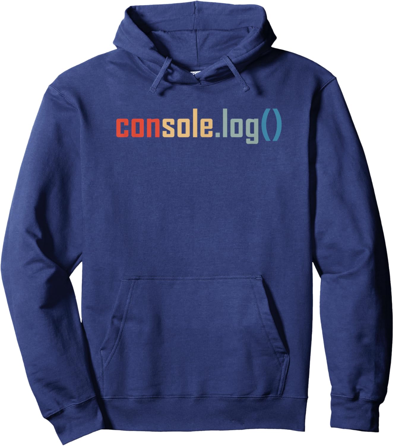 Programming Code Console Log Javascript Debugging Programmer Hoodie - Hoodie | Navy