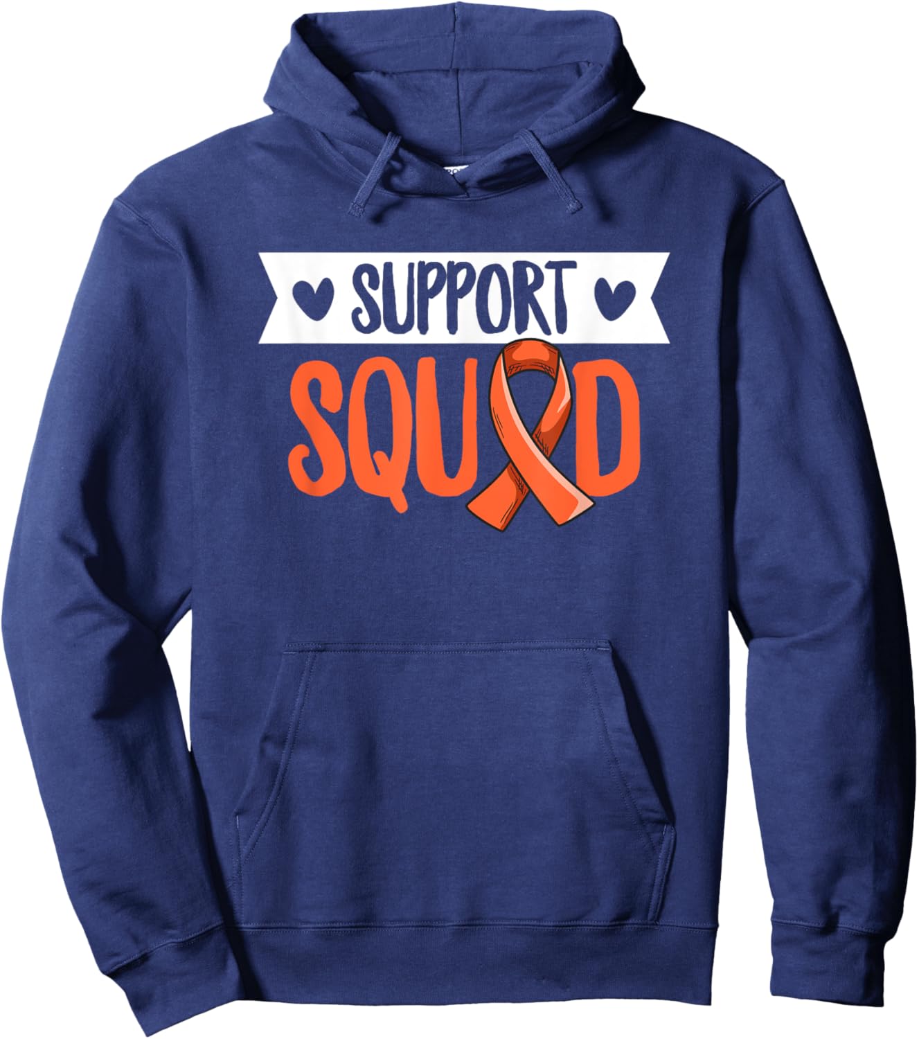 AML Leukemia Quote for a Blood Cancer Survivor Hoodie - Hoodie | Navy