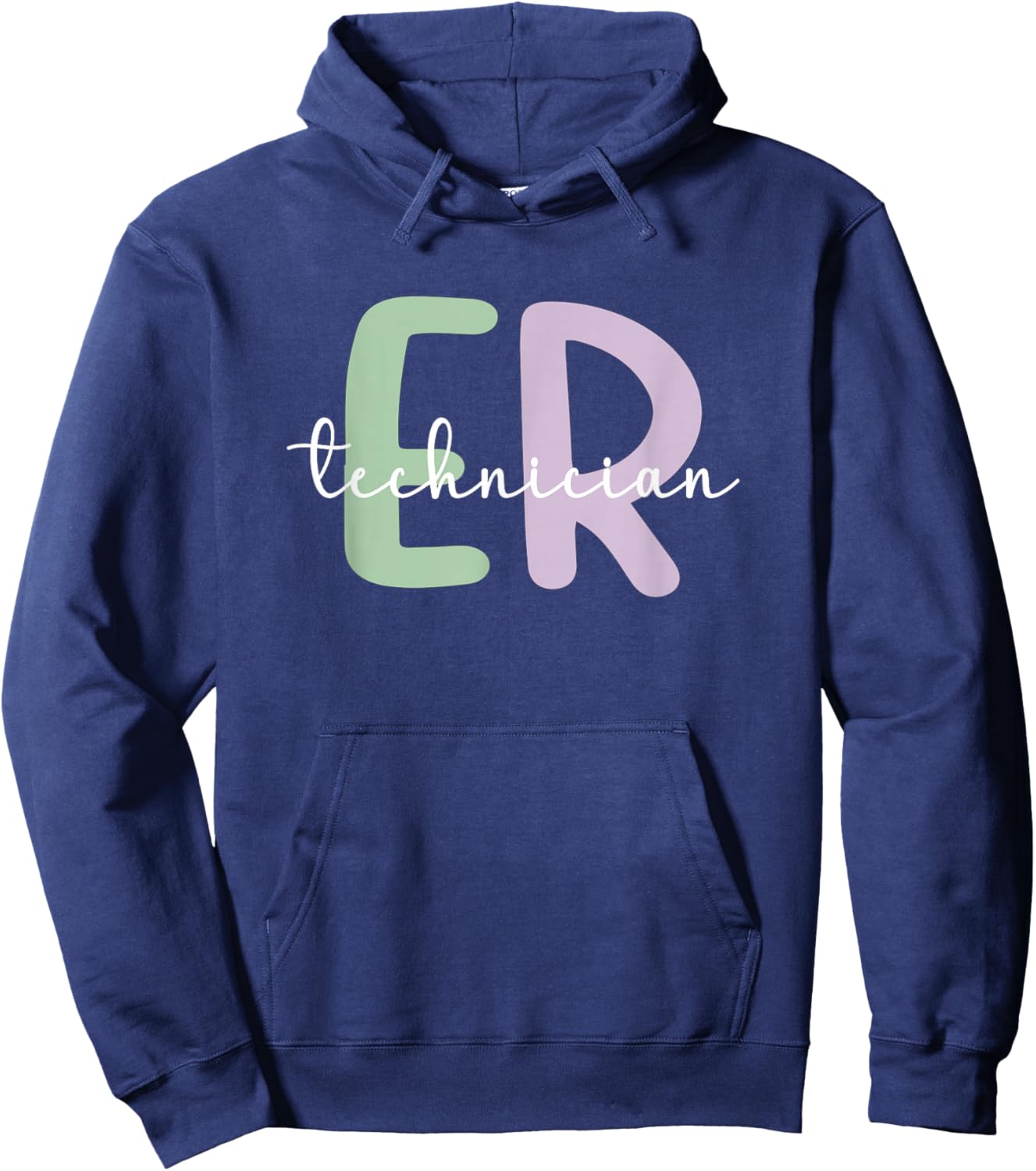 Emergency Room Technician ER Technician ER Tech Hoodie - Hoodie | Navy