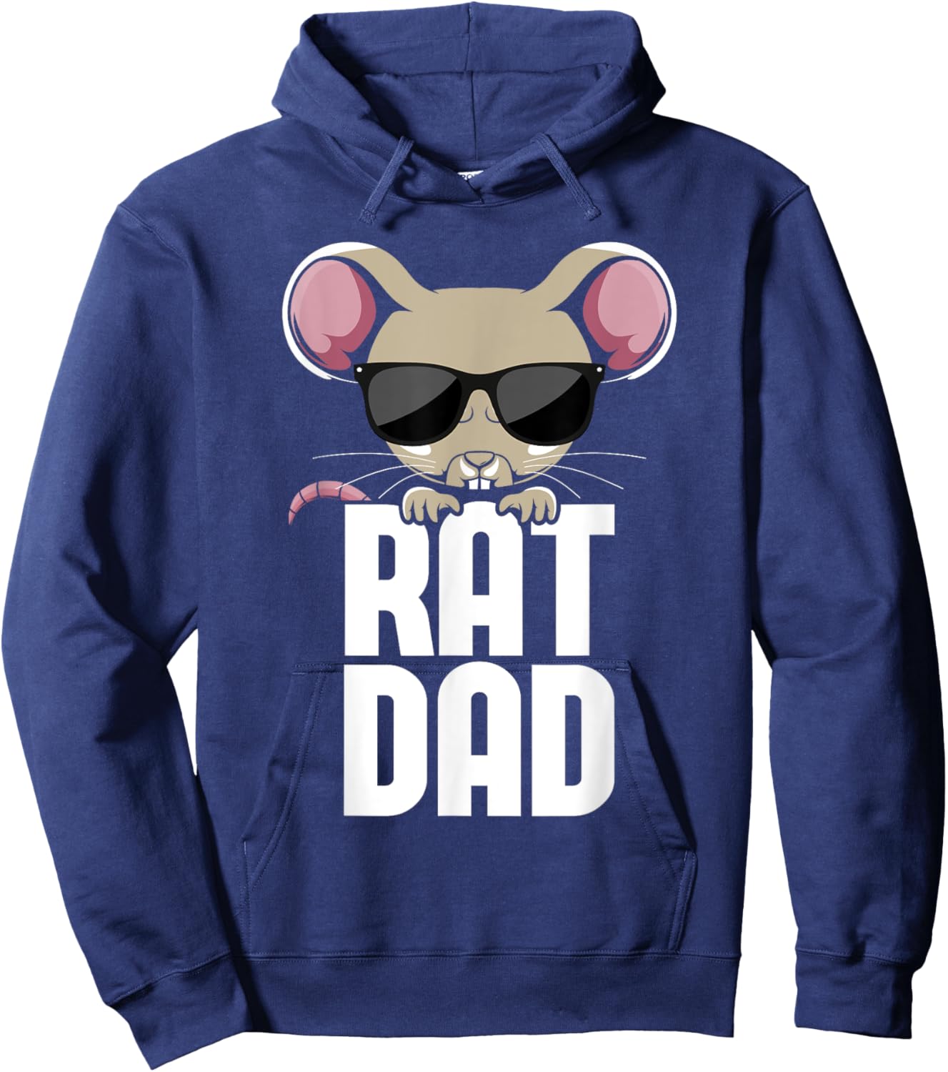 Rat Dad - Rat Lover Mouse Rodent Lover Hoodie - Hoodie | Navy