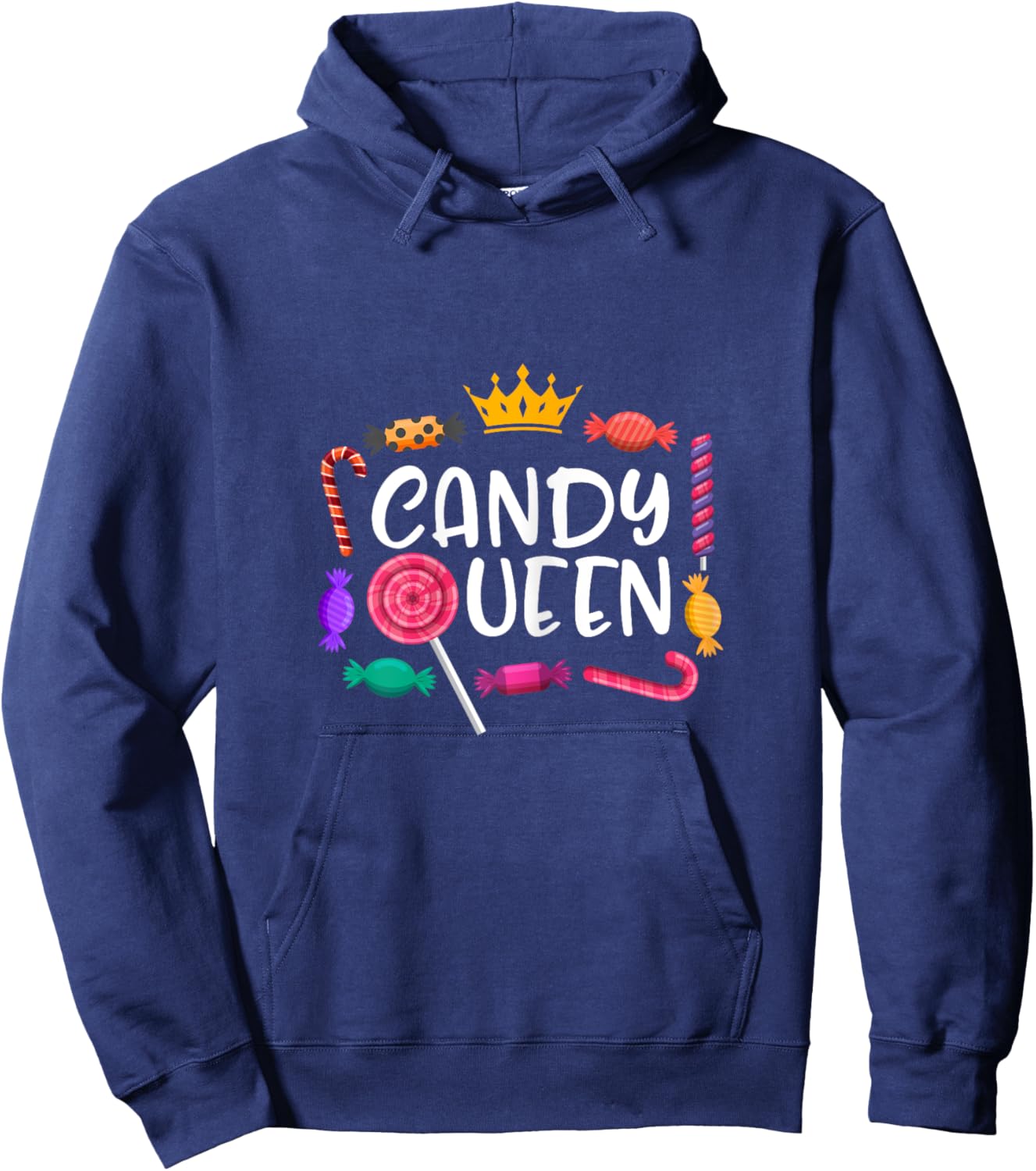 Candy Queen Halloween Lollipop Sweet Lover Hoodie - Hoodie | Navy