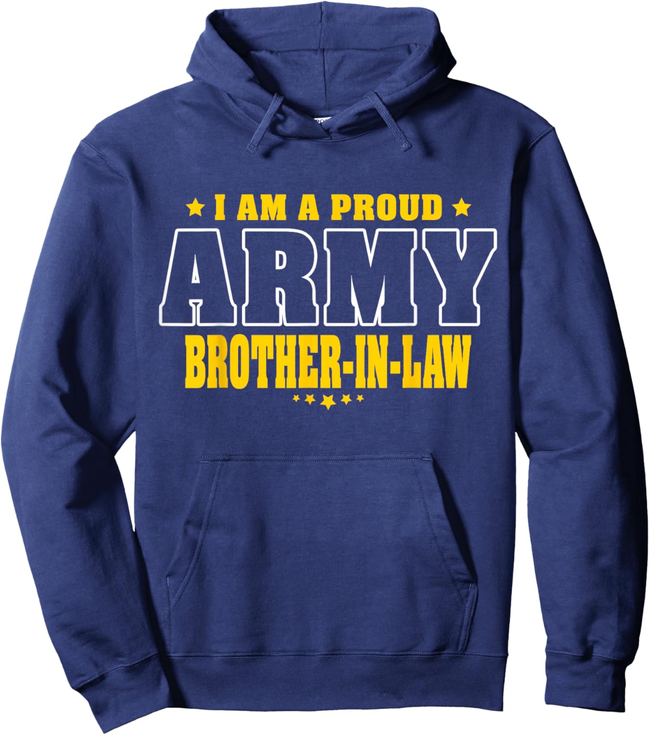 I Am A Proud Army Brother-In-Law Pride Military bro-in-law Hoodie - Hoodie | Navy