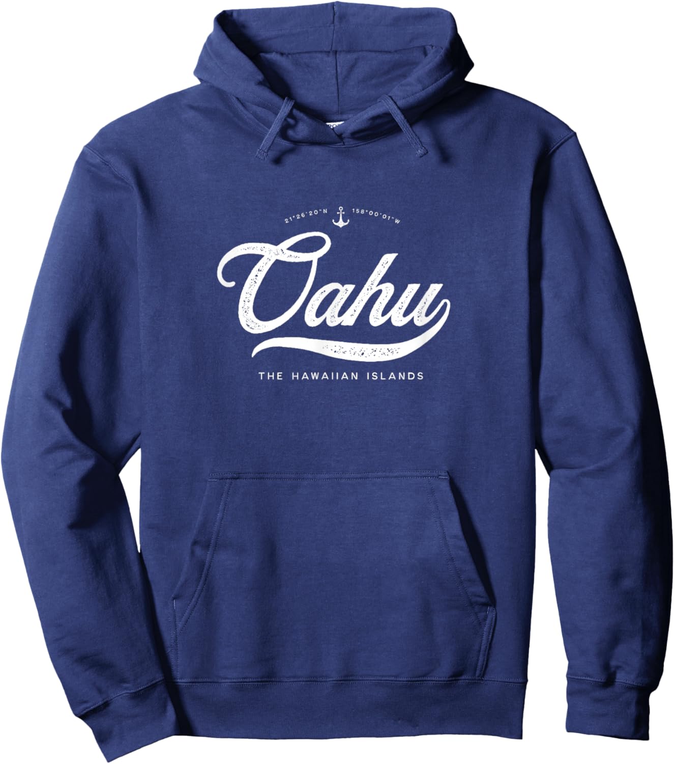 Oahu Hawaii Hoodie - Hoodie | Navy
