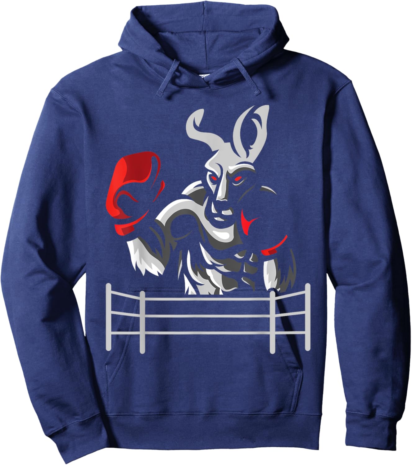 Kangaroo - Boxing Kickboxer Boxer Kickboxing Fan Hoodie - Hoodie | Navy