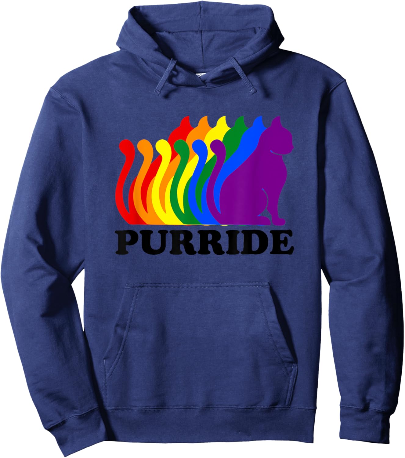 Purride Shirt Purride Cat Shirt Pride Cat Shirt Purride Hoodie - Hoodie | Navy