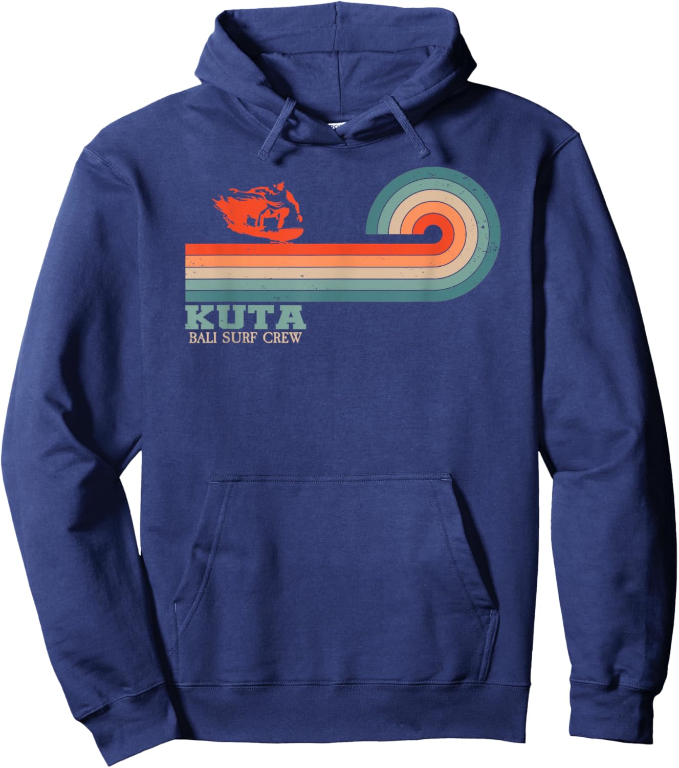 Bali Surfer I Indonesia Surfing I Bali Surf Crew I Kuta Surf Men Women Hoodie - Hoodie | Navy
