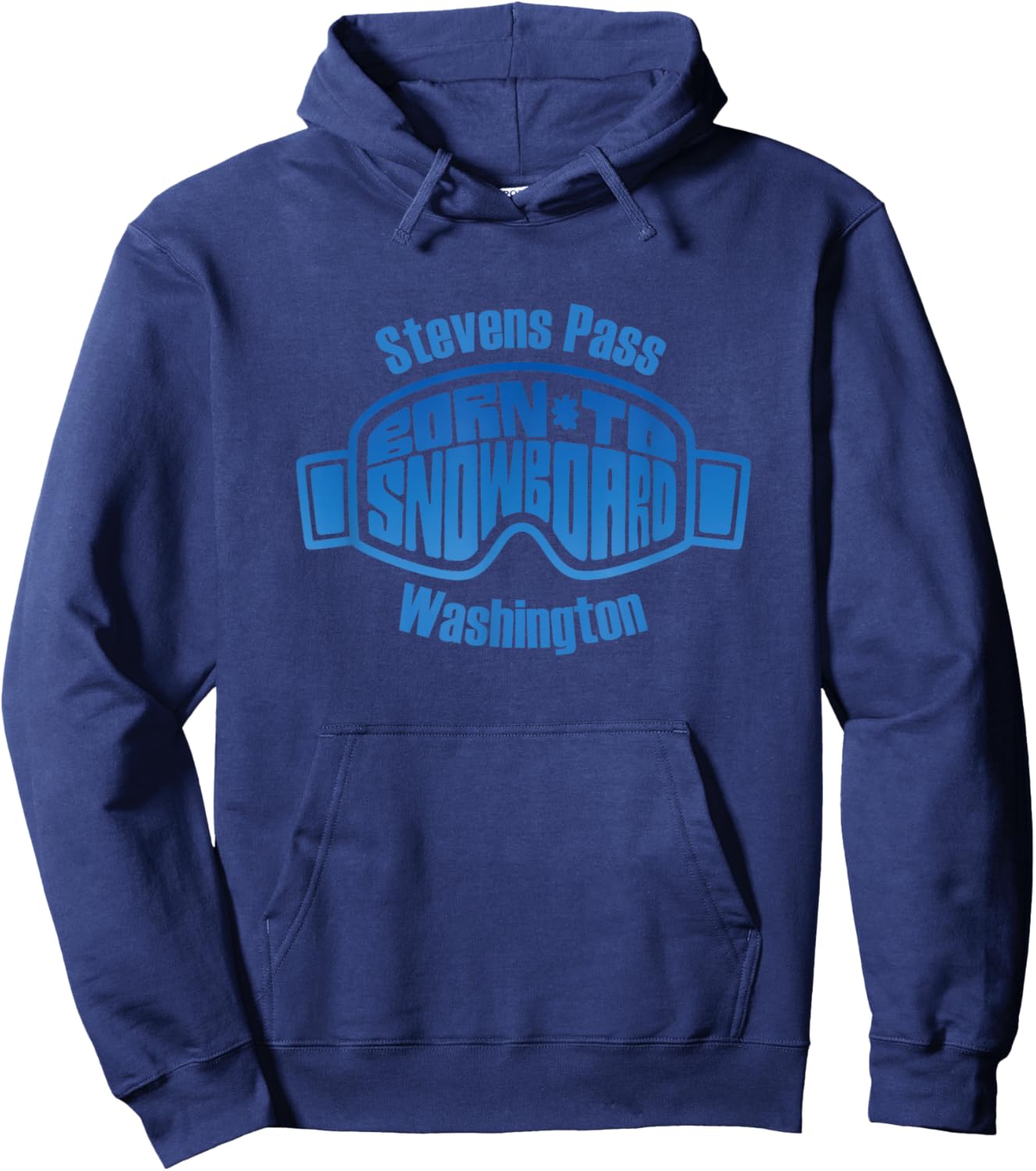 Stevens Pass Washington WA Snowboard Souvenir Hoodie - Hoodie | Navy