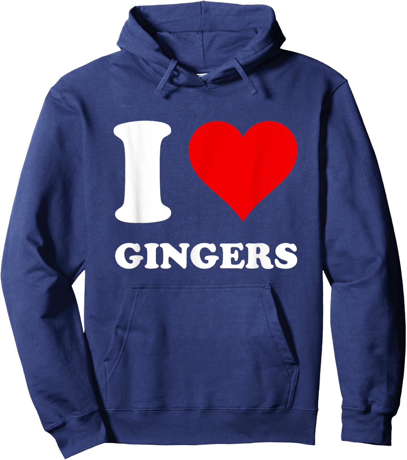 I Love Gingers Hoodie - Hoodie | Navy
