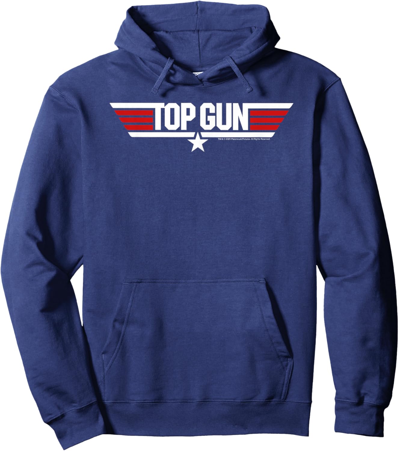 Top Gun White Classic Logo Hoodie - Hoodie | Navy
