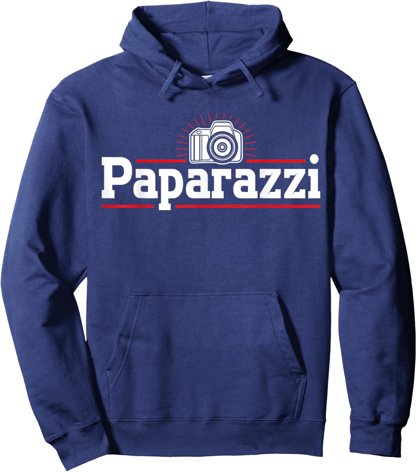 Photography Camera Lens Retro Paparazzi Hoodie - Hoodie | Navy