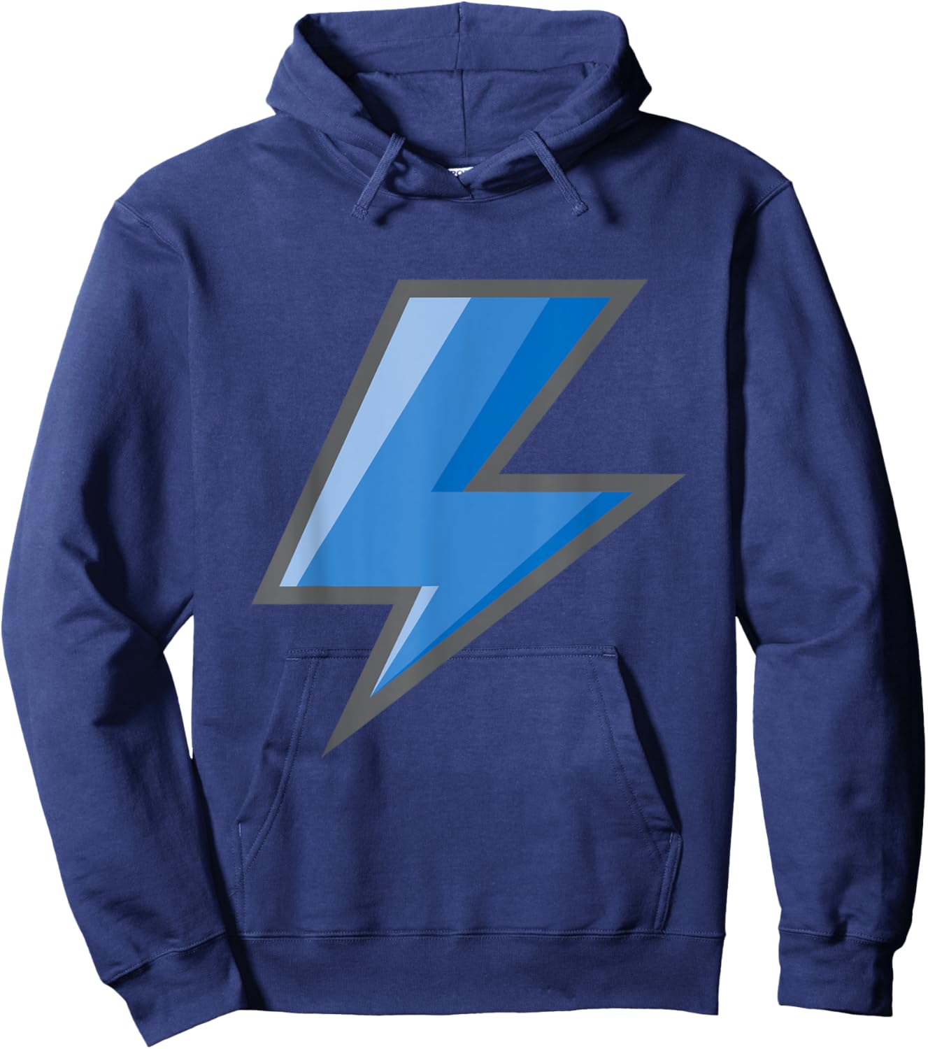 Lightning Bolt Blue Easy Halloween Costume Hoodie - Hoodie | Navy