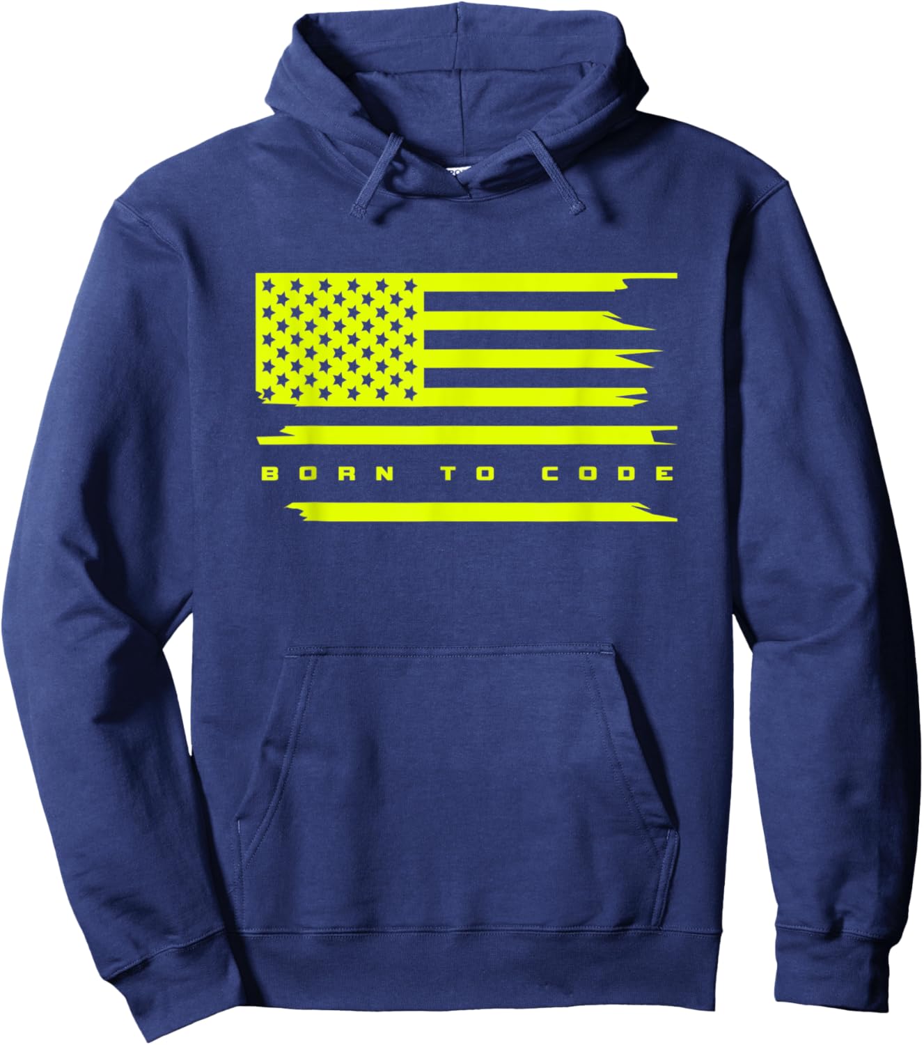 Born to Code Coding Apparel - Computer Programmer Coder Hoodie - Hoodie | Navy