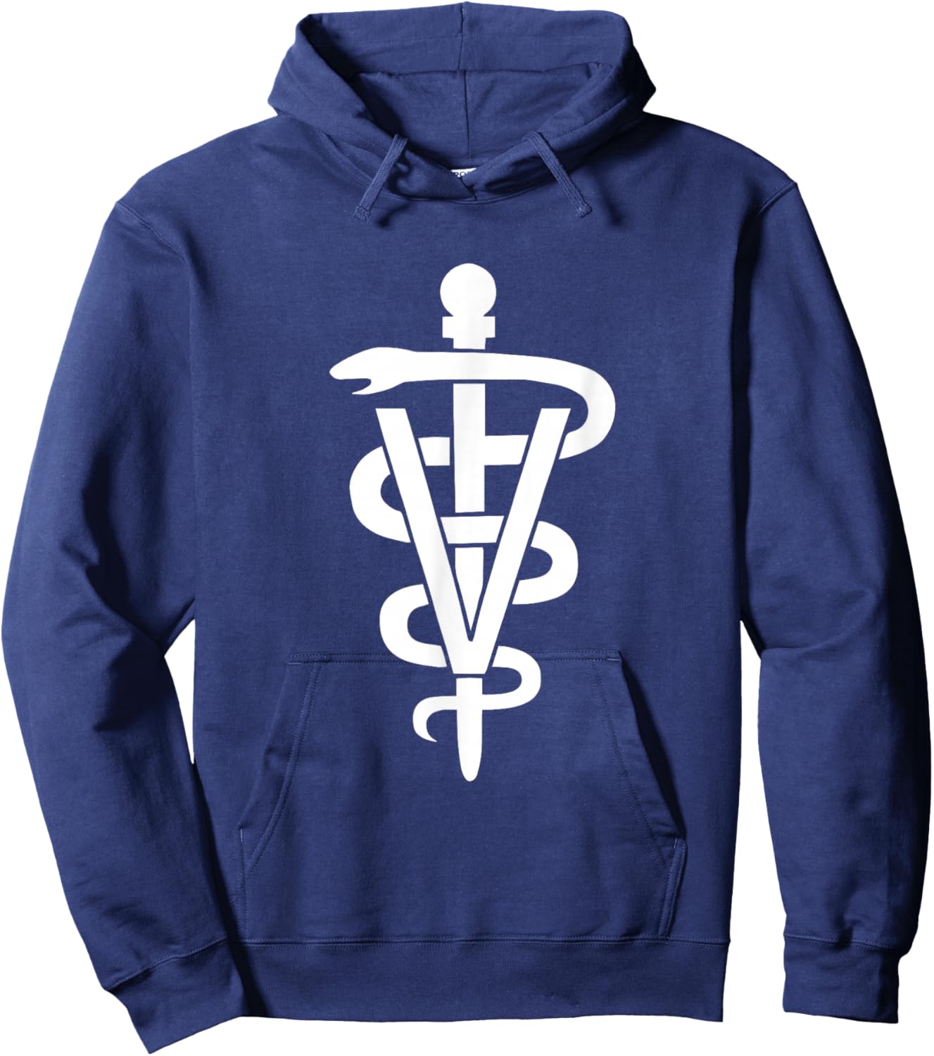 Veterinary Technician Logo Animal Medicine Pet Veterinarian Hoodie - Hoodie | Navy