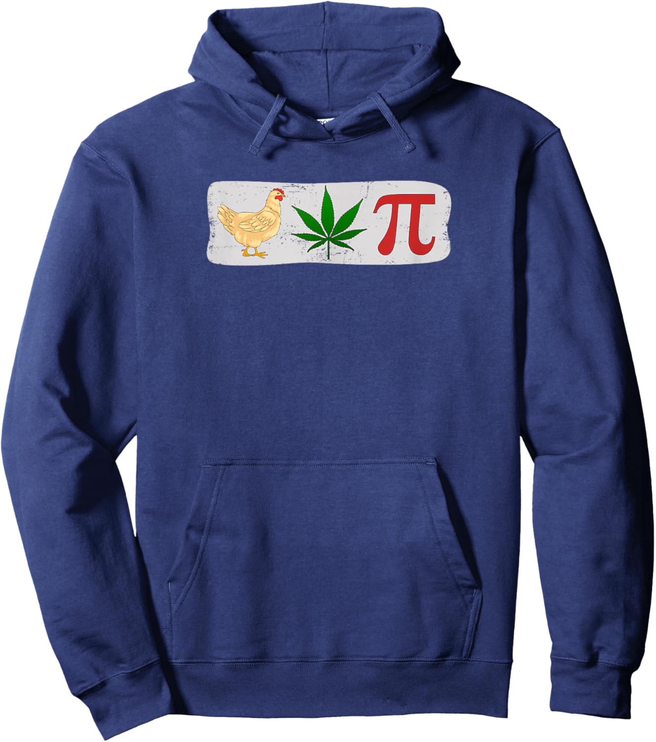 Chicken Pot Pie Weed Humor Hoodie - Hoodie | Navy