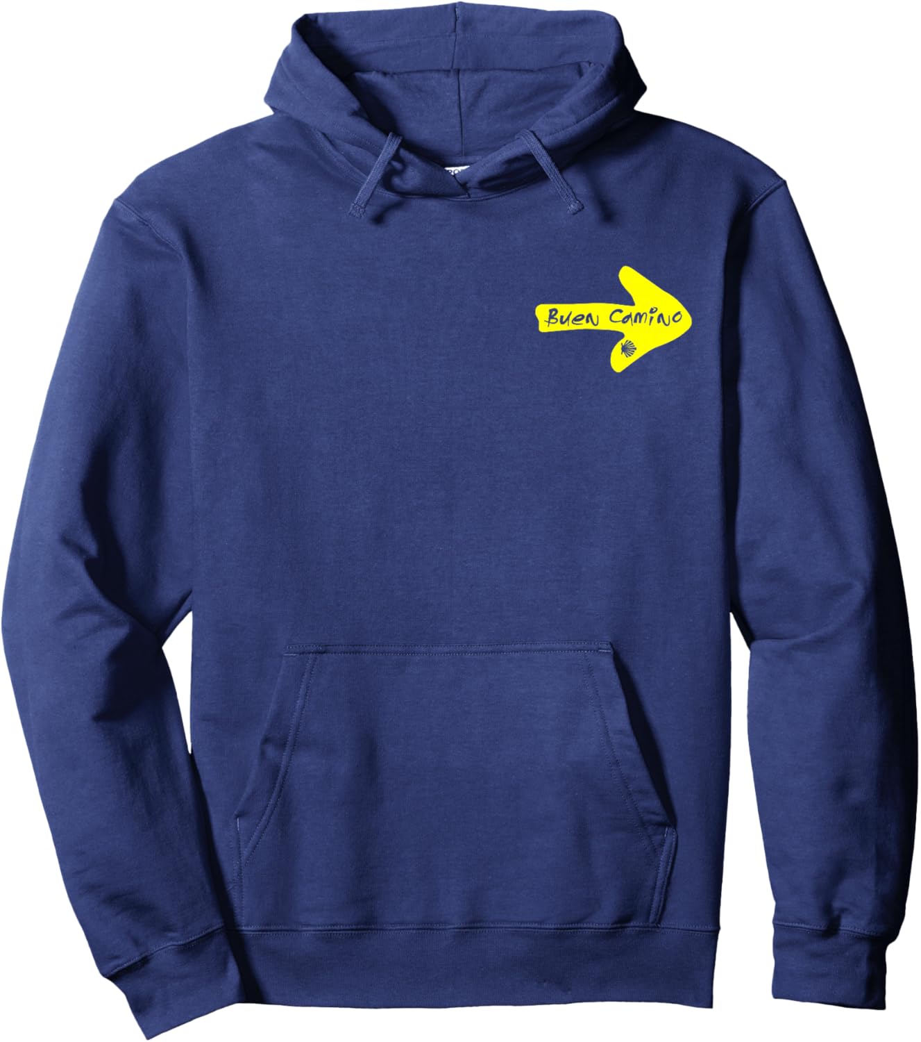 Camino de Santiago de Compostela Pilgrim Hiking St James Way Hoodie - Hoodie | Navy