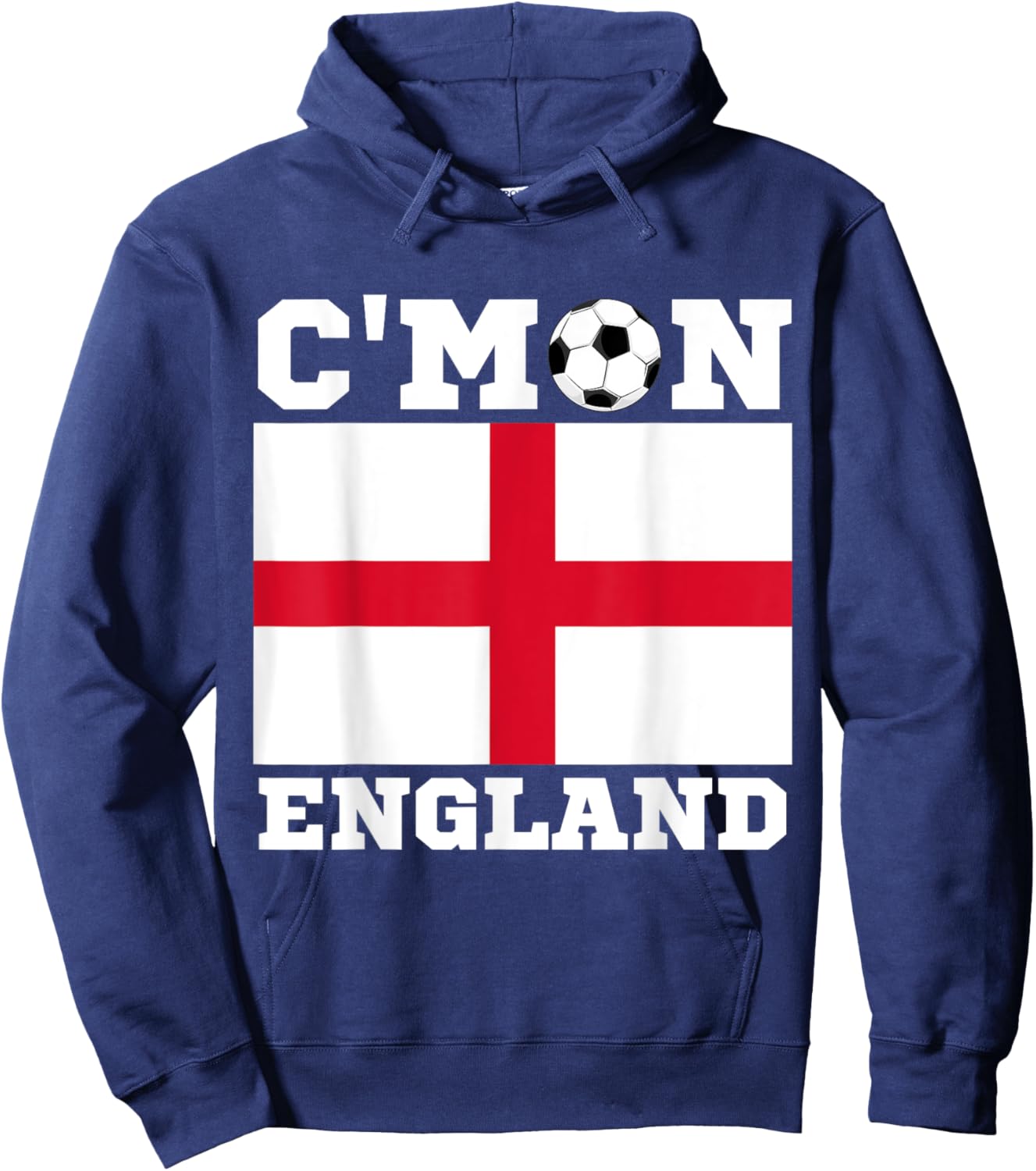 Come On England Fan Football 2021 Soccer England Supporters Hoodie - Hoodie | Navy