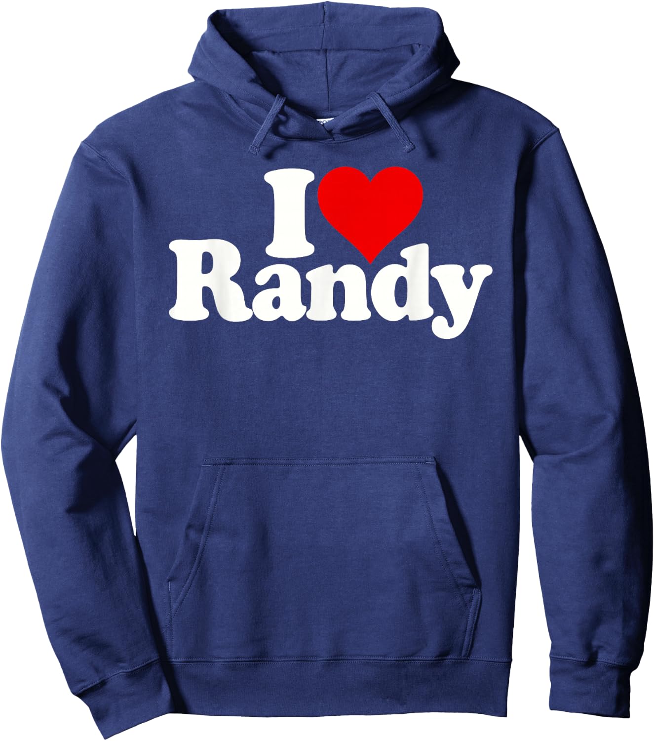 I Love Heart Randy Randall Hoodie - Hoodie | Navy