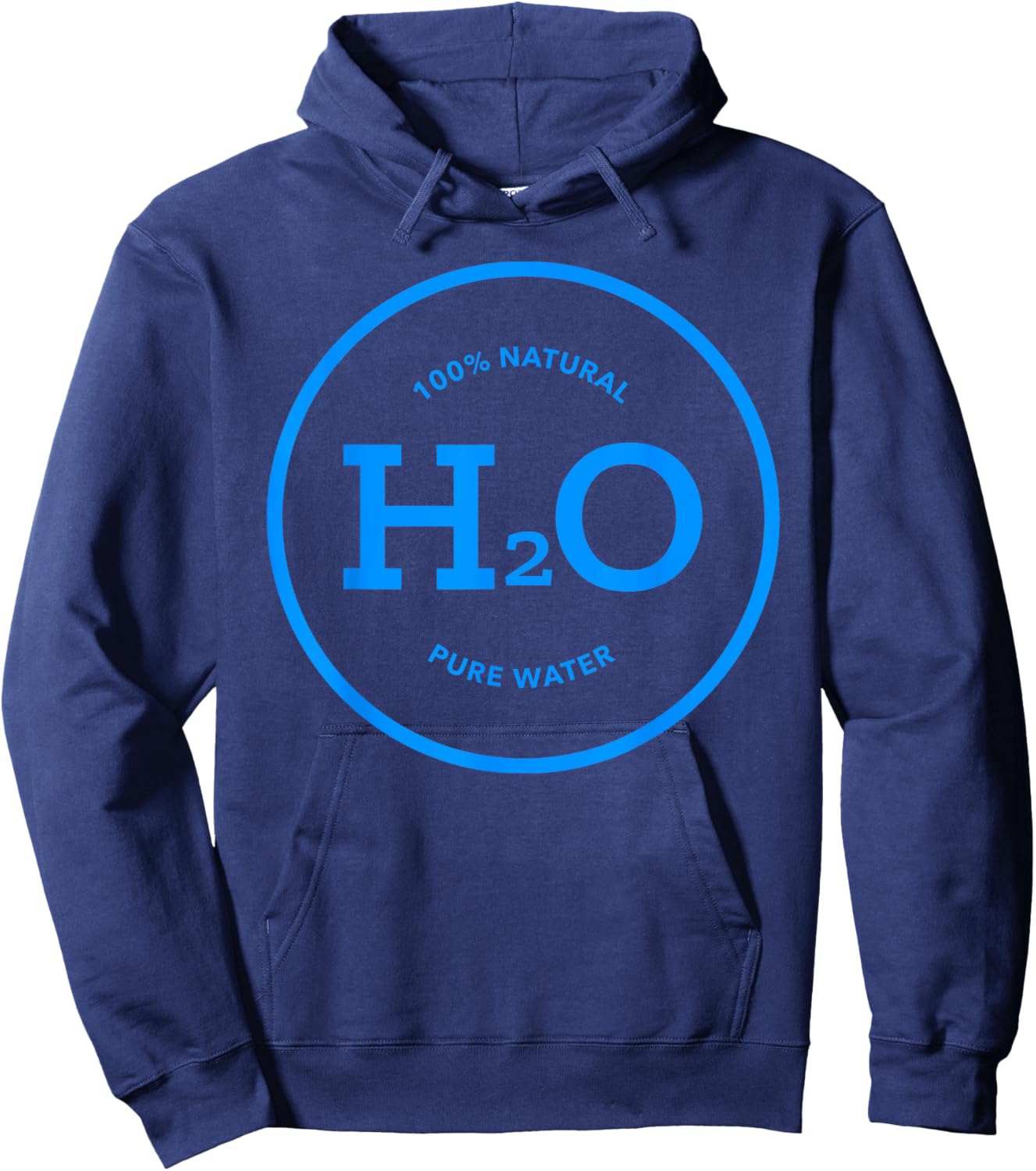 Keep Hydrated - H2O - drink pure water - fitness routine Hoodie - Hoodie | Navy