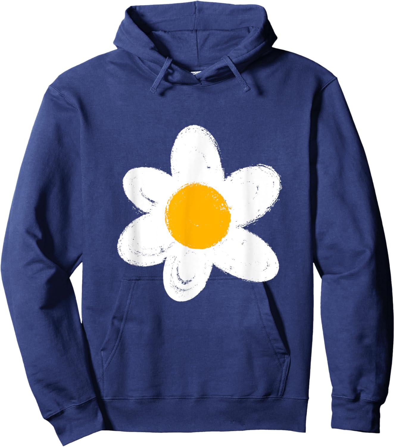 Daisy Flower Hoodie - Hoodie | Navy