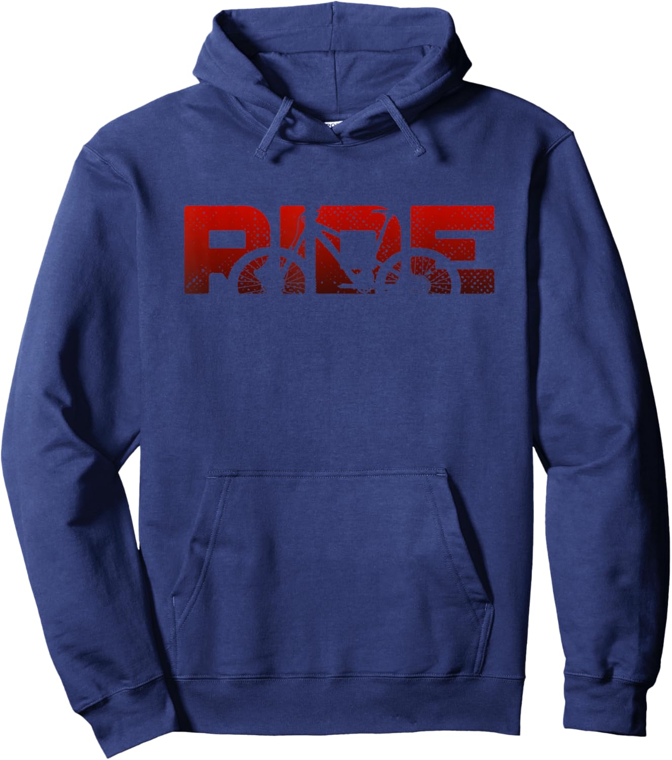 Ride Mountain Bike MTB Apparel - MTB Mountain Bike Hoodie - Hoodie | Navy