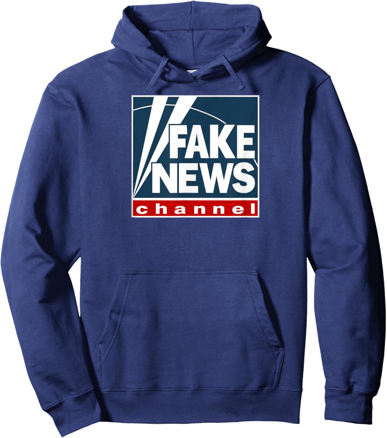 Fake News Channel Hoodie - Hoodie | Navy